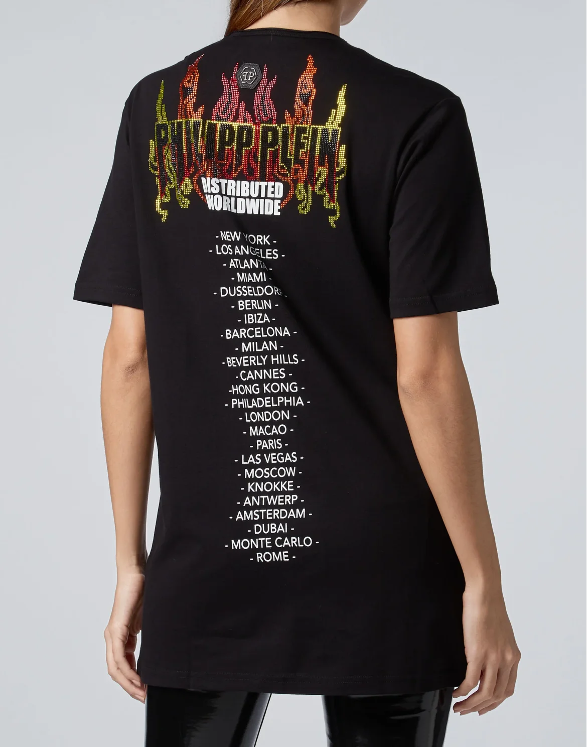 T-shirt Round Neck SS Flame, цвет: Черный