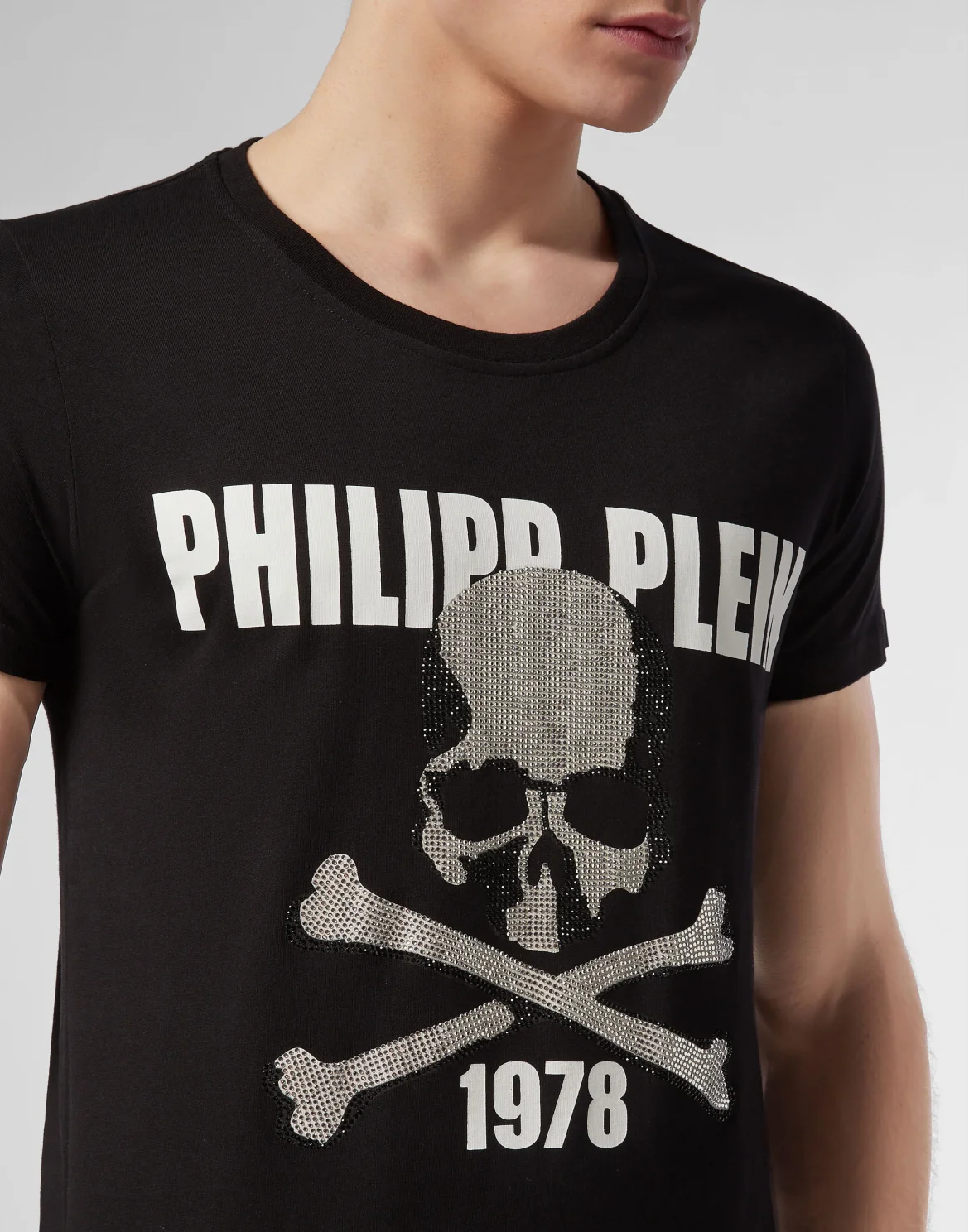 T-shirt Round Neck SS Skull, цвет: Черный