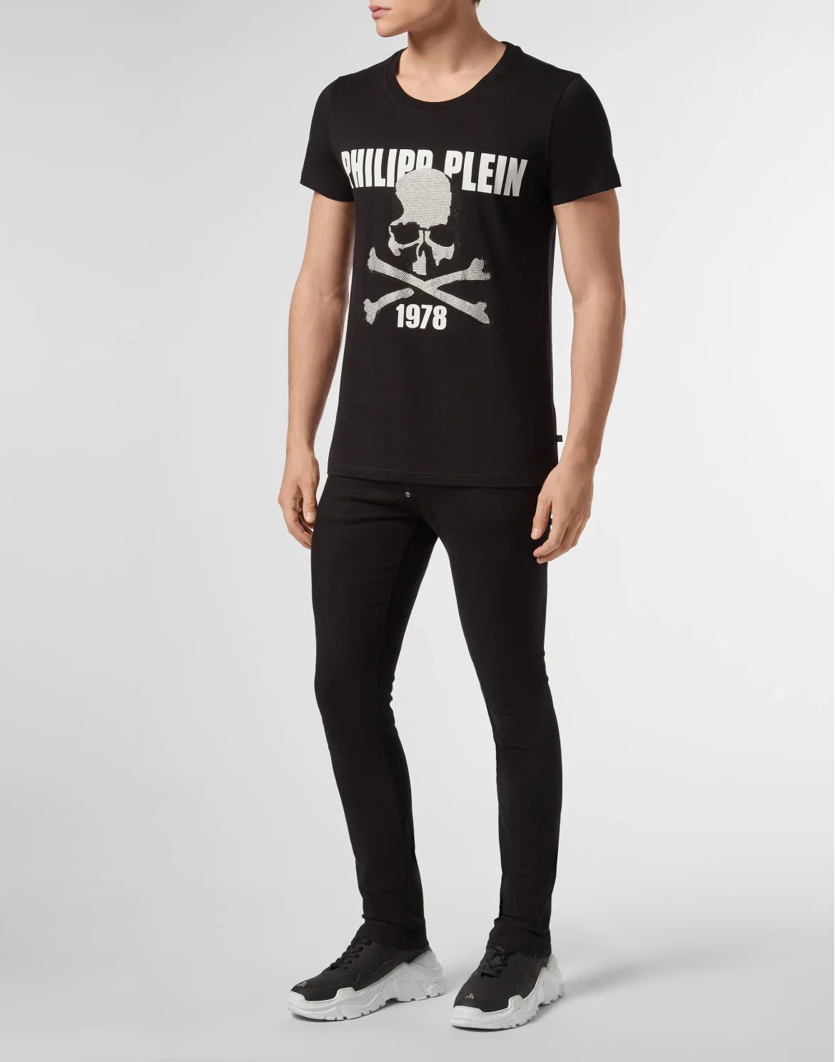 T-shirt Round Neck SS Skull, цвет: Черный