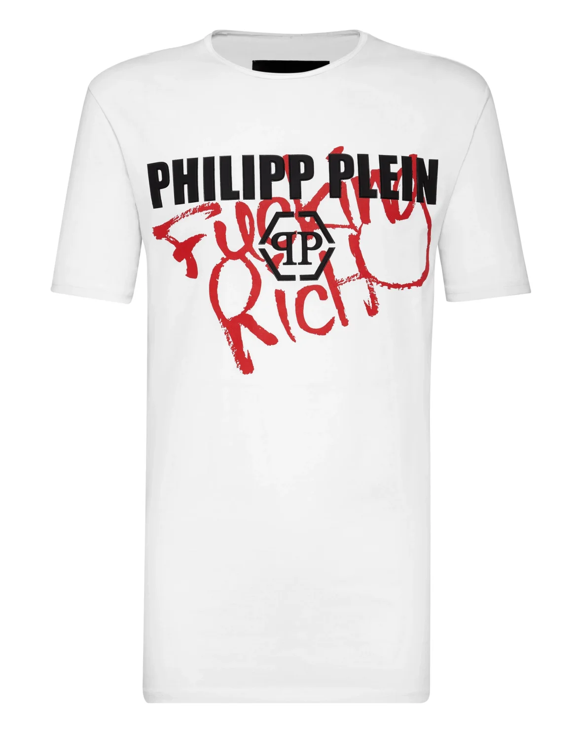 T-shirt Black Cut Round Neck Original, цвет: Белый
