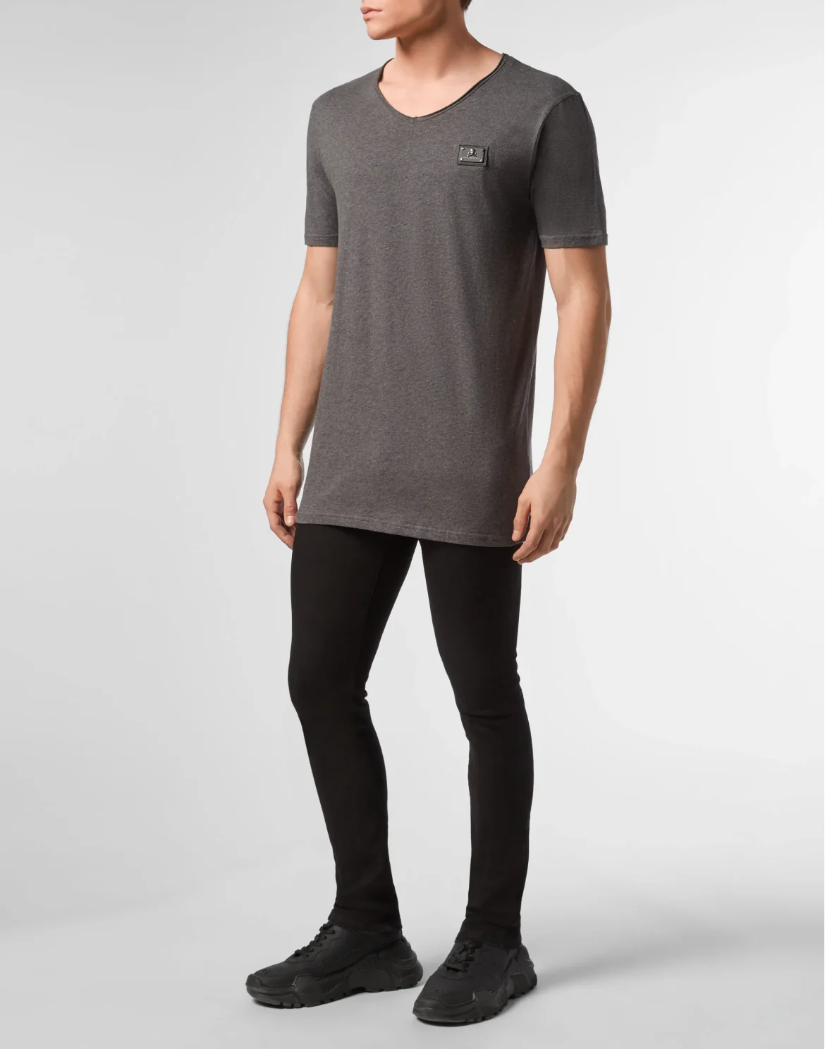 T-shirt V-Neck SS Original, цвет: Серый