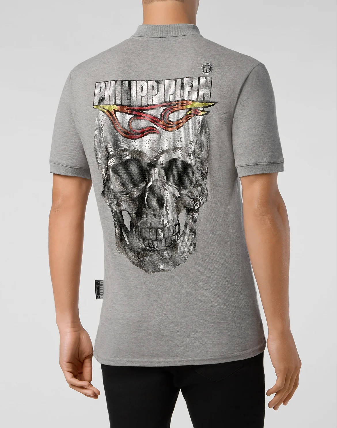 Slim Fit Polo shirt SS Flame, цвет: Серый