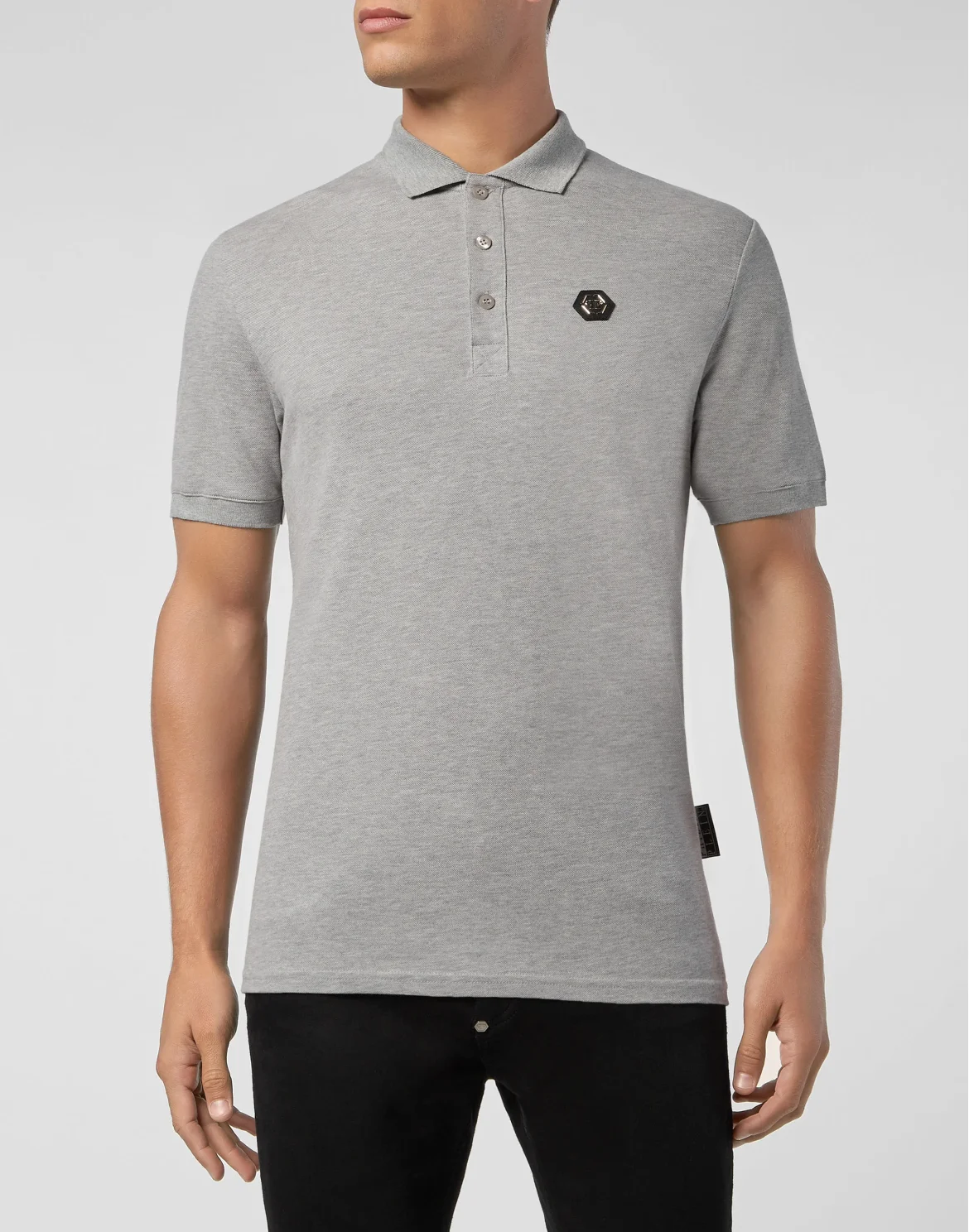 Slim Fit Polo shirt SS Flame, цвет: Серый