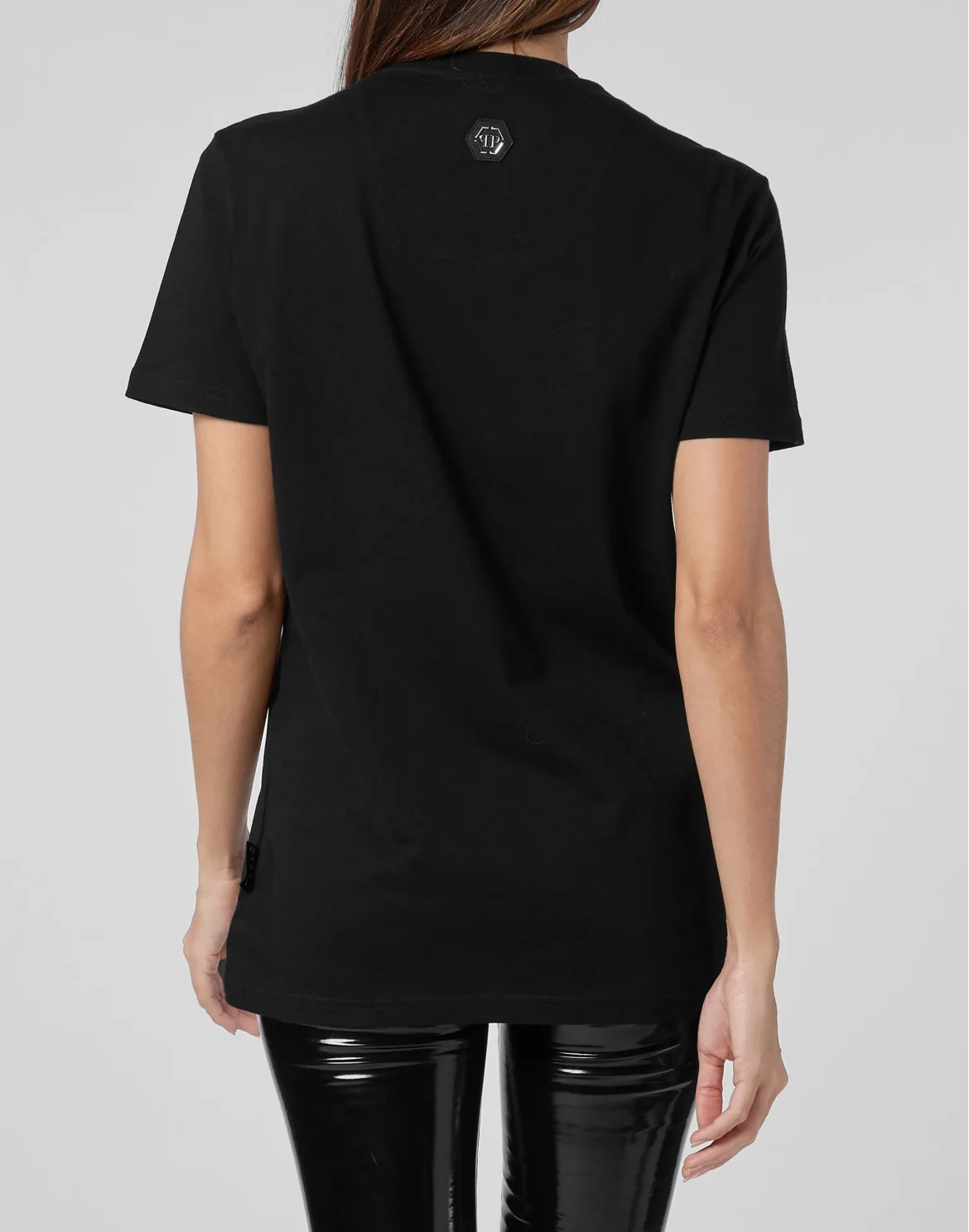 T-shirt Platinum Cut Round Neck Rock PP, цвет: Черный
