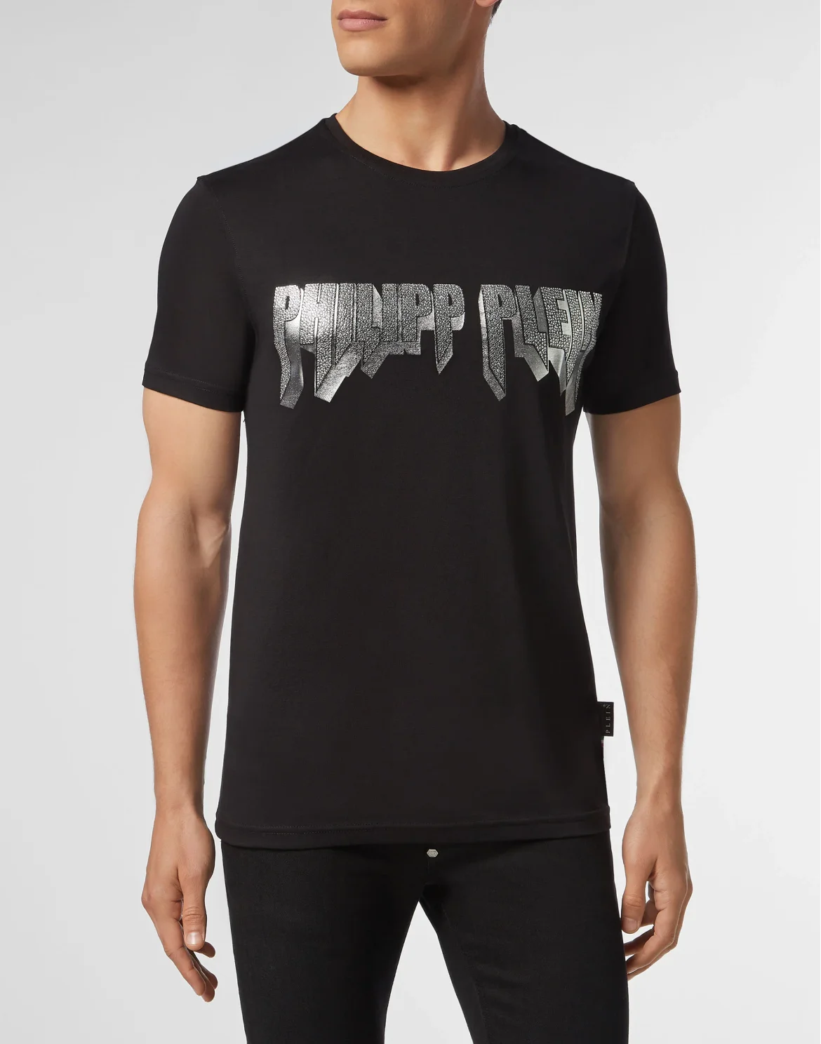 T-shirt Platinum Cut Round Neck Rock PP, цвет: Черный