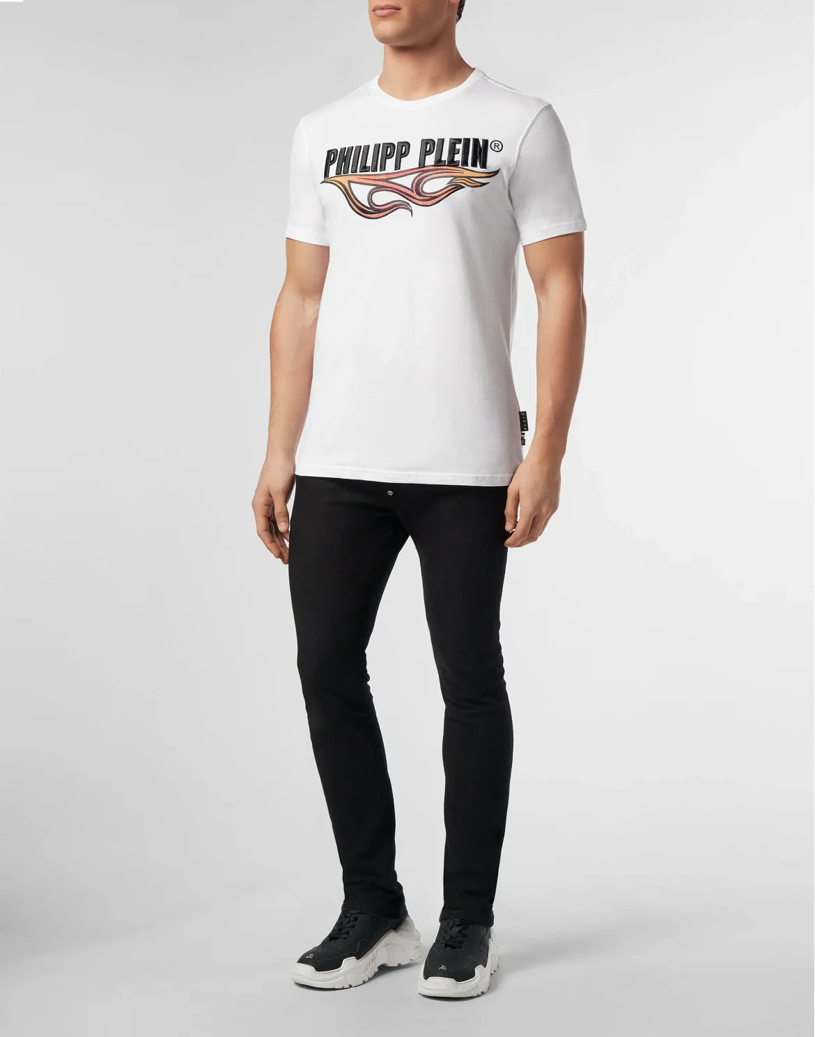 T-shirt Round Neck SS Over Flame, цвет: Белый