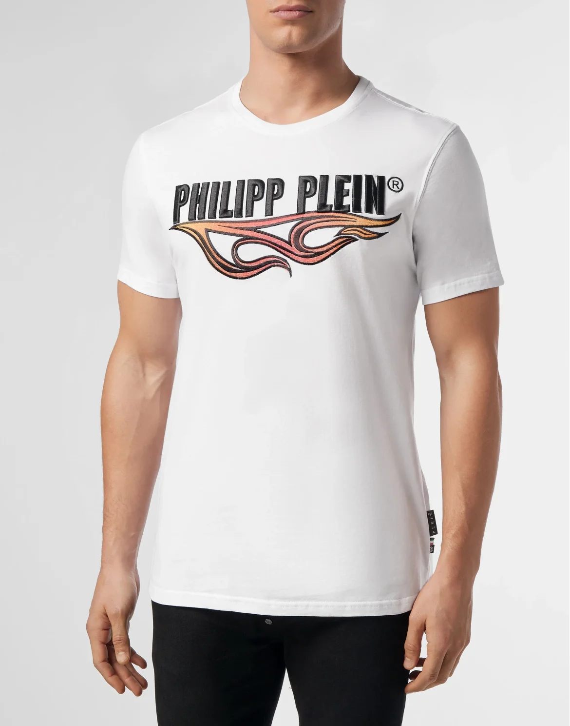 T-shirt Round Neck SS Over Flame, цвет: Белый