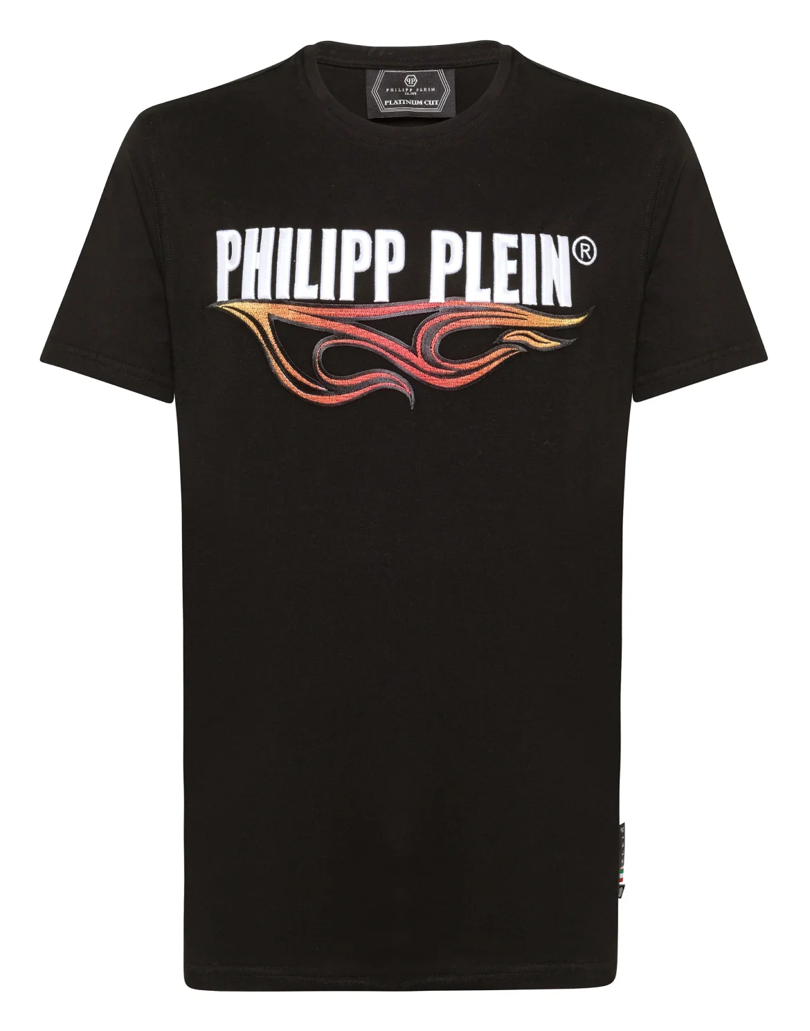 T-shirt Round Neck SS Over Flame, цвет: Черный
