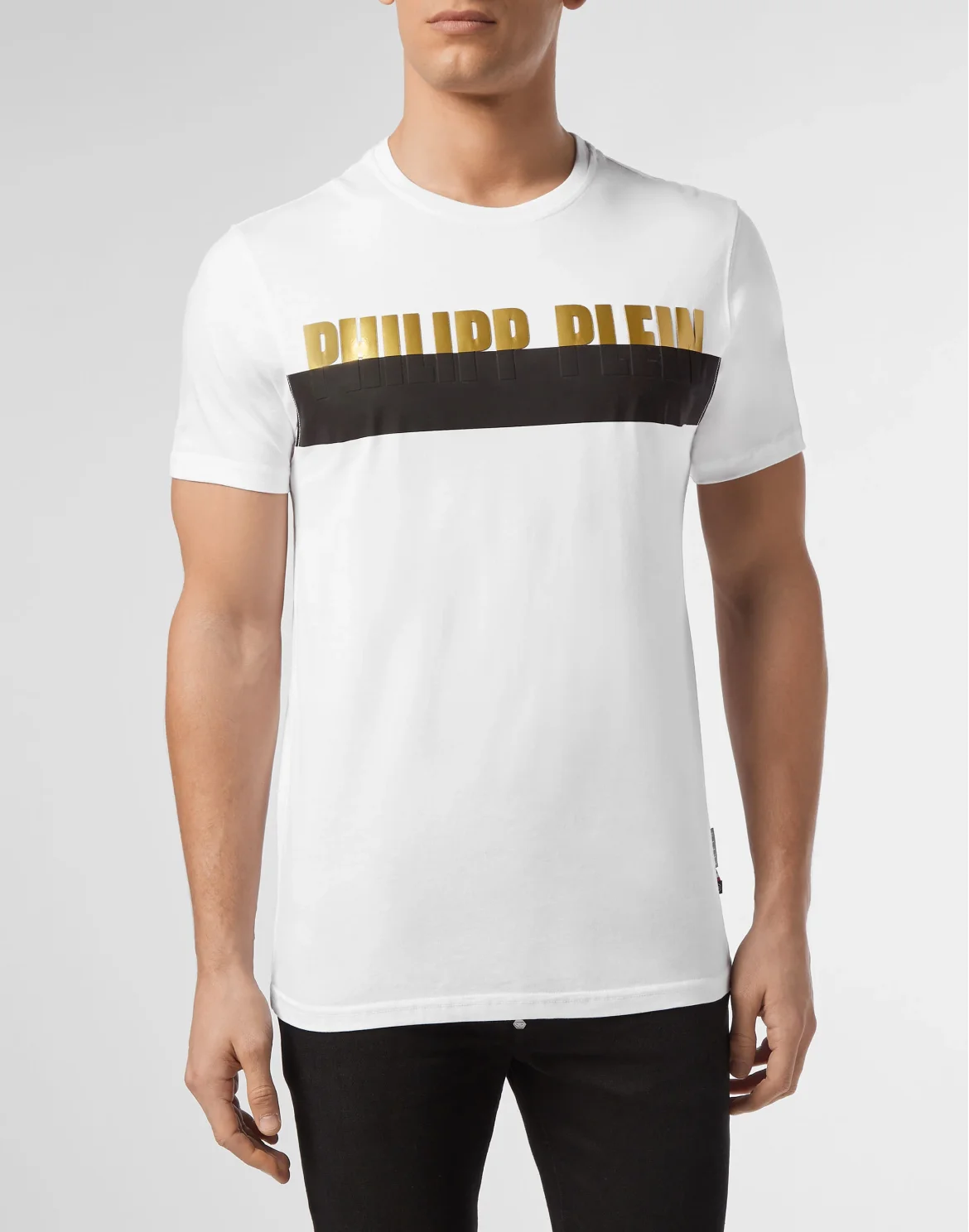 T-shirt Platinum Cut Round Neck PP1978, цвет: Белый