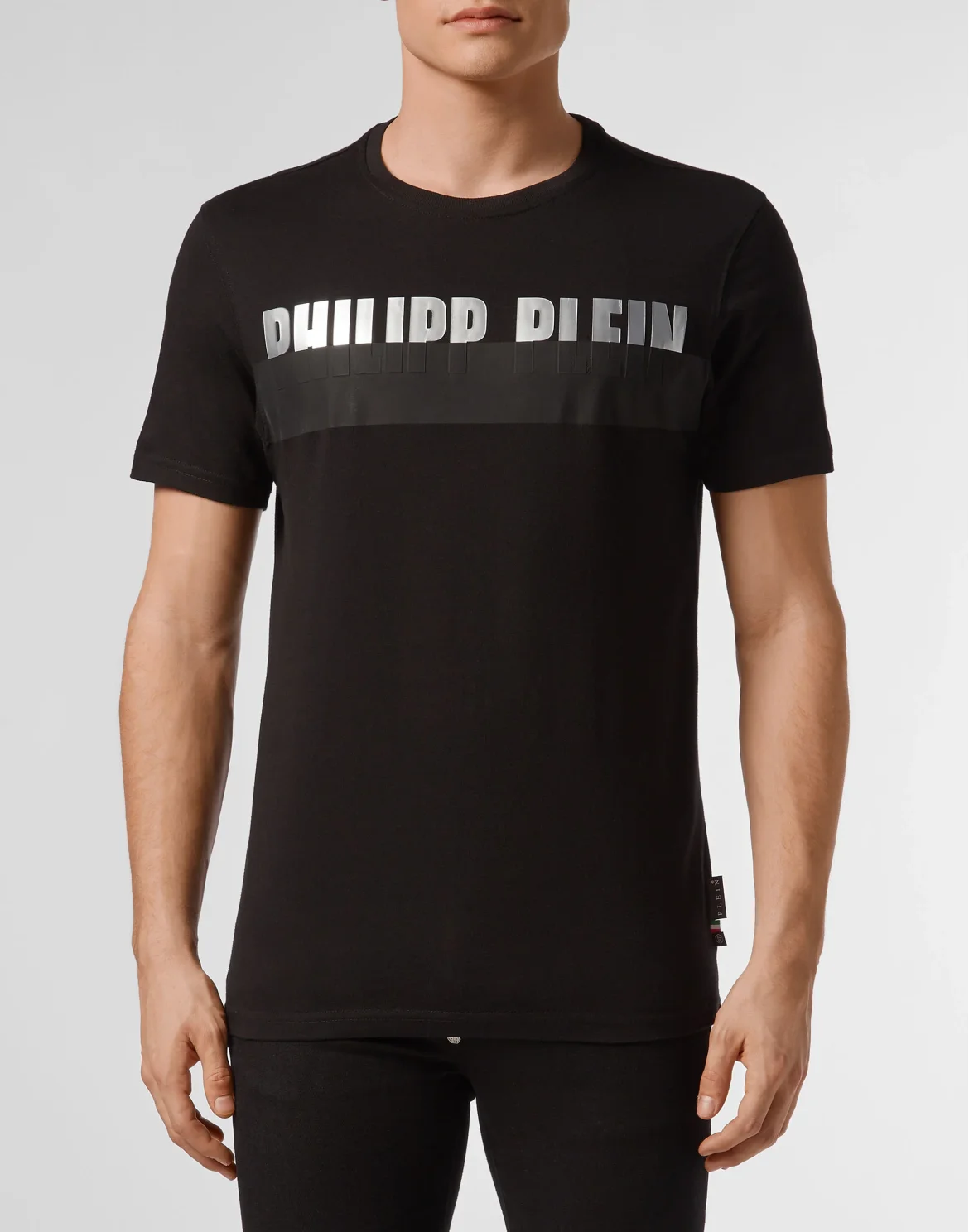 T-shirt Platinum Cut Round Neck PP1978, цвет: Черный
