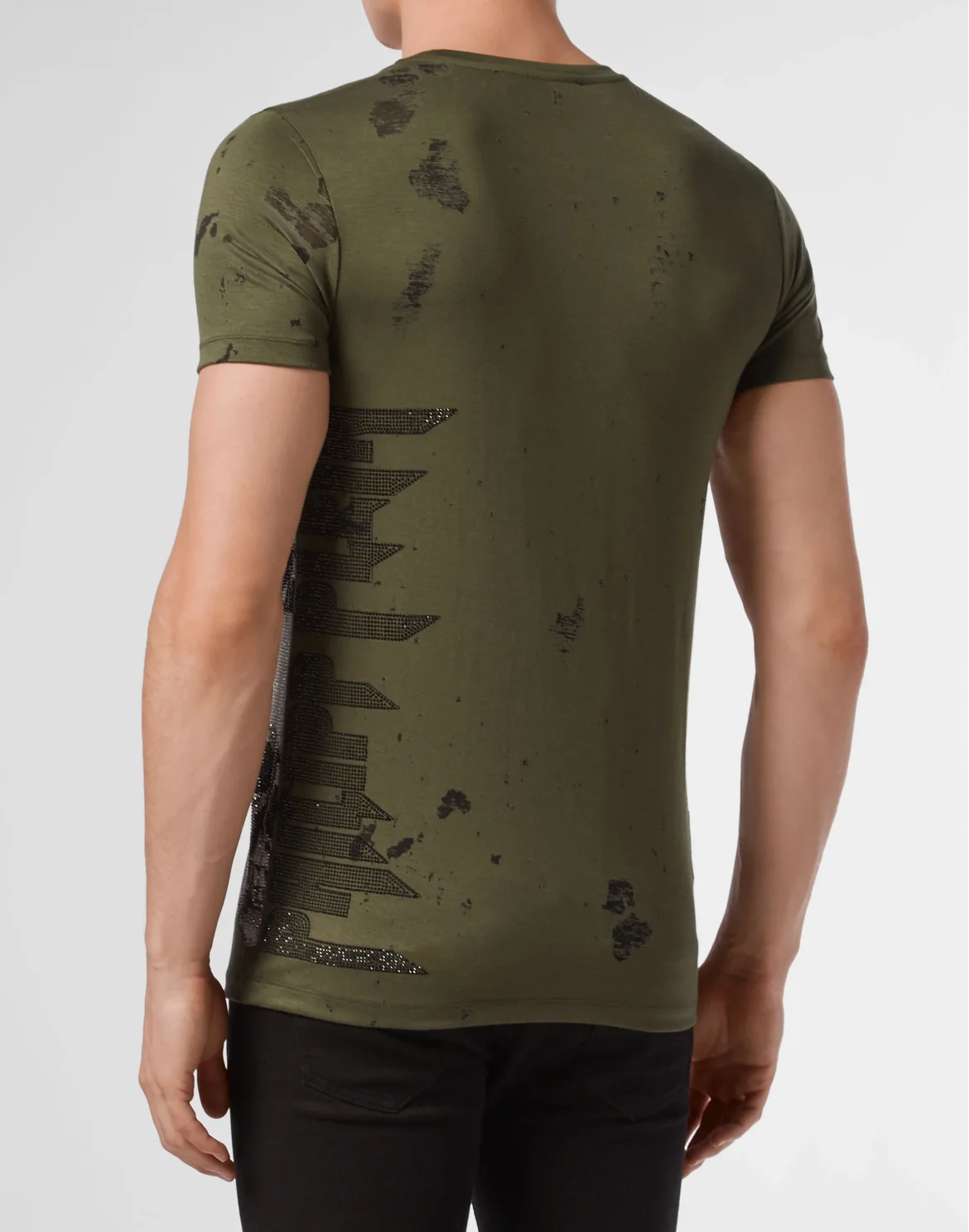 T-shirt Platinum Cut Round Neck Skull, цвет: Камуфляж