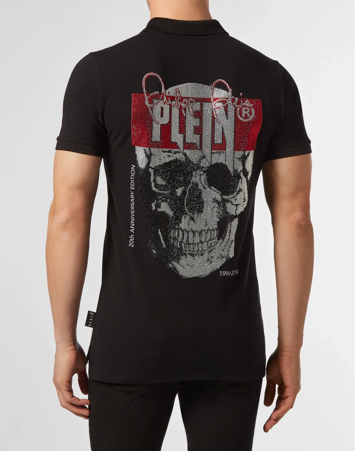 Slim Fit Polo shirt SS Skull, цвет: Черный