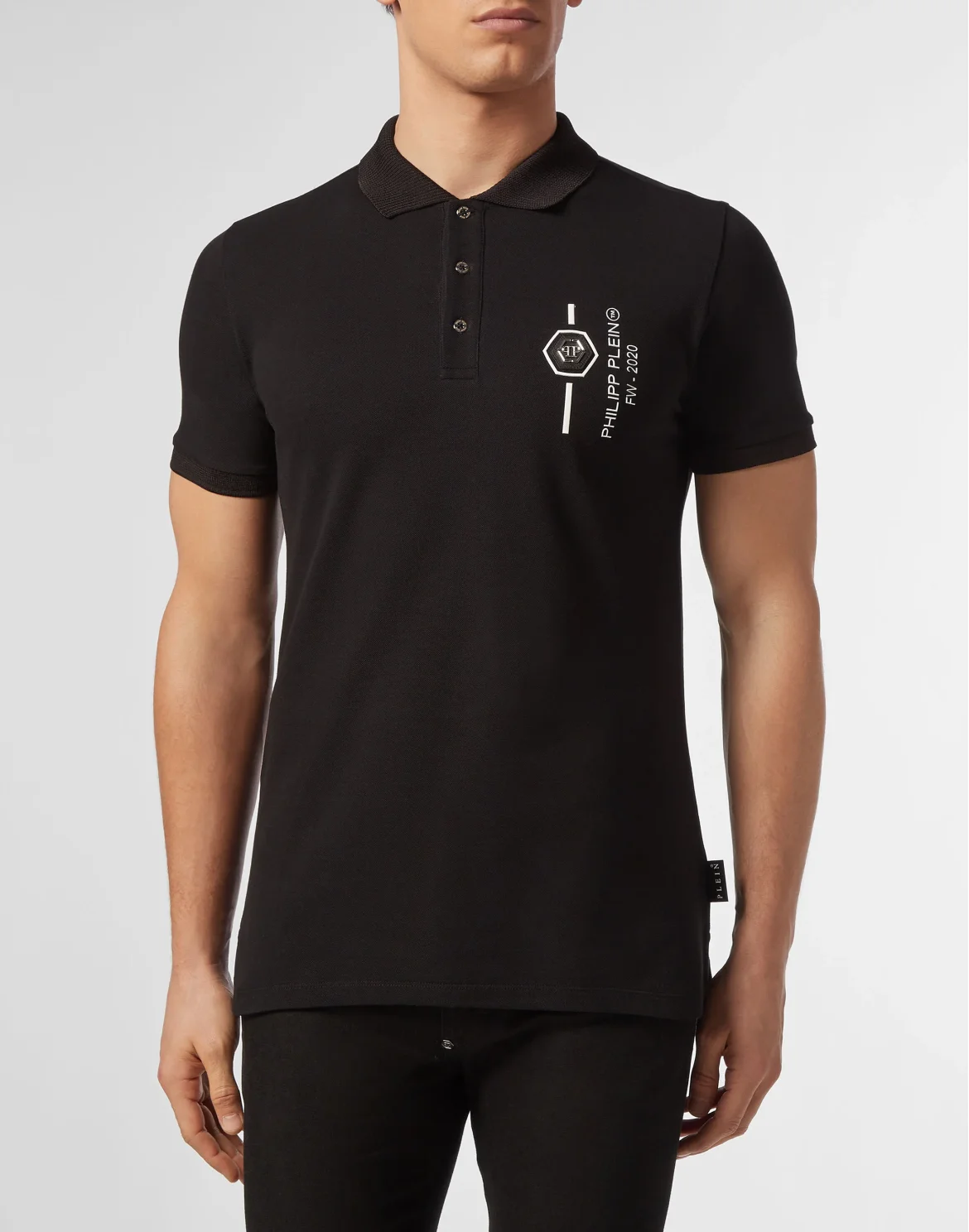 Slim Fit Polo shirt SS Skull, цвет: Черный
