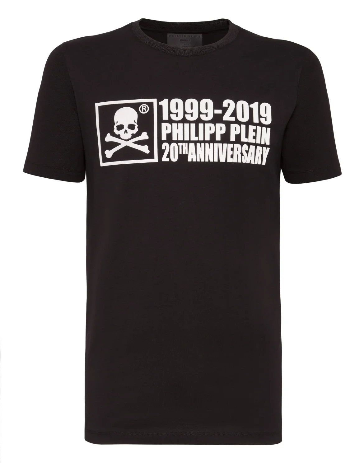 T-shirt Platinum Cut Round Neck Anniversary 20th, цвет: Черный