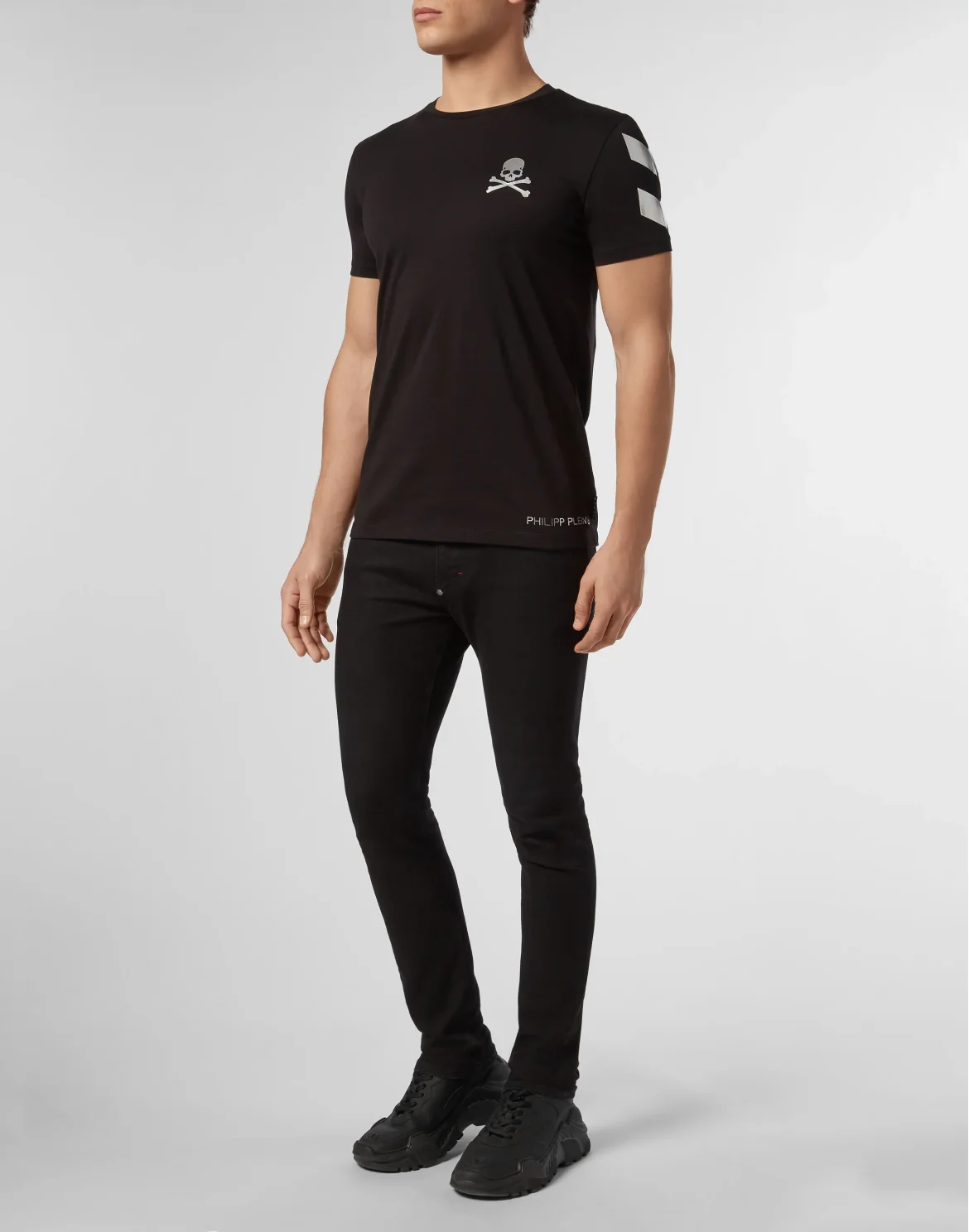 T-shirt Round Neck SS Statement, цвет: Черный