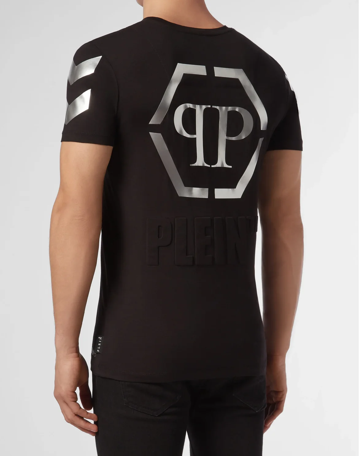 T-shirt Round Neck SS Statement, цвет: Черный