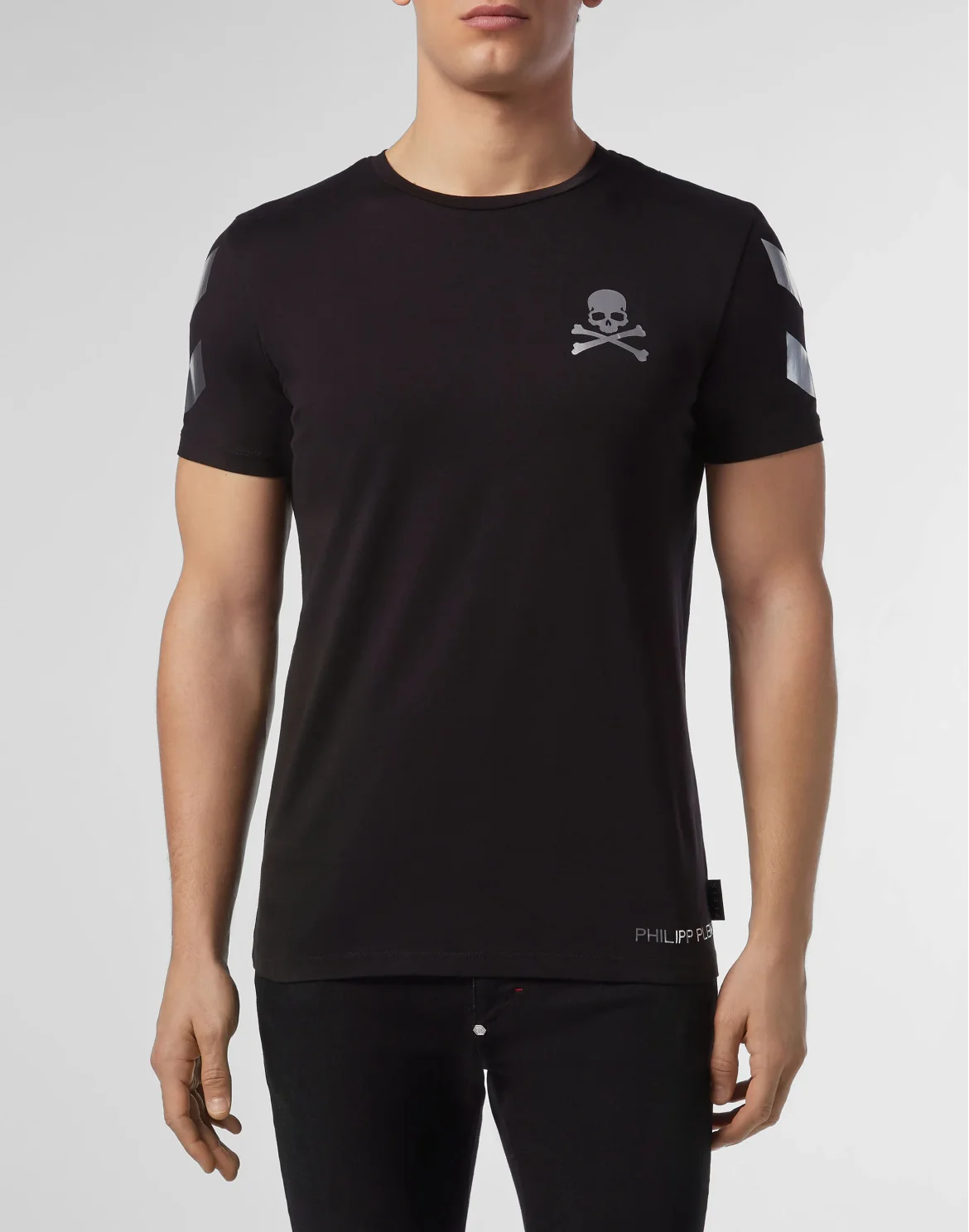 T-shirt Round Neck SS Statement, цвет: Черный