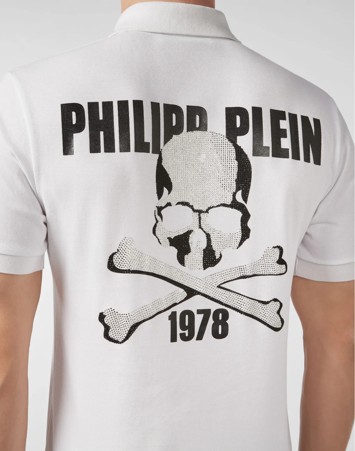 Slim Fit Polo shirt SS Skull, цвет: Белый