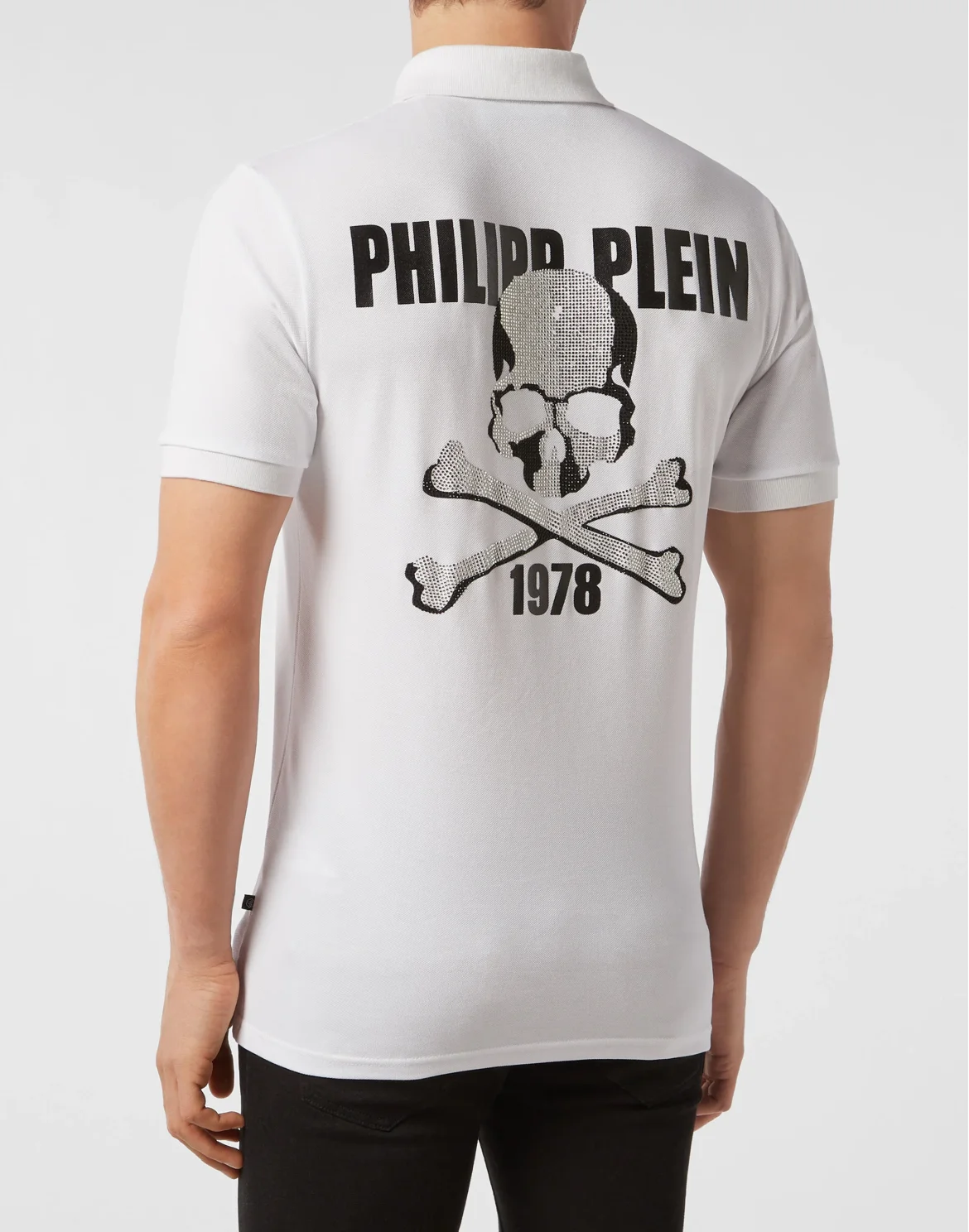 Slim Fit Polo shirt SS Skull, цвет: Белый