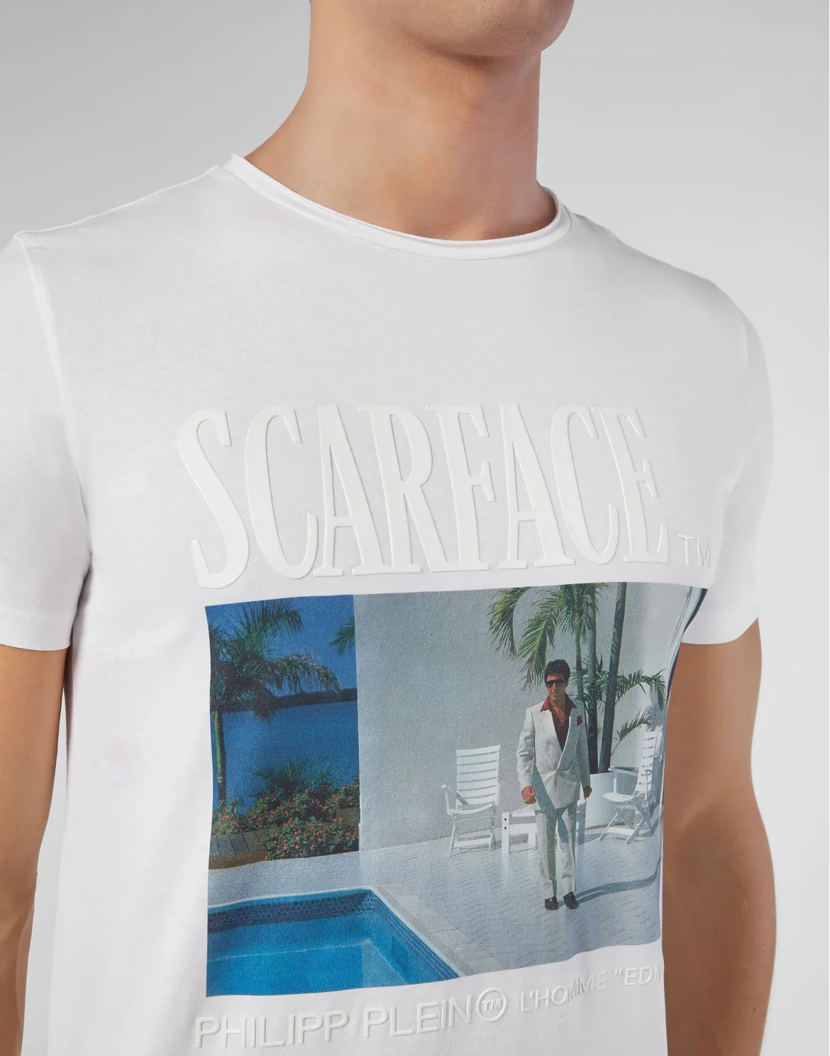 T-shirt Round Neck SS Scarface, цвет: Белый