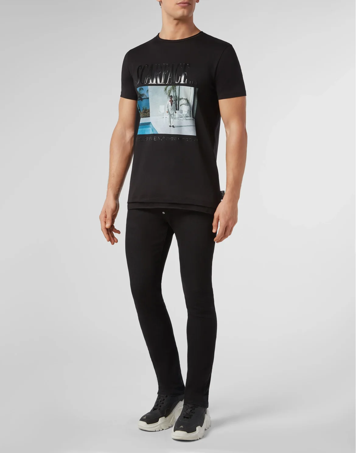 T-shirt Round Neck SS Scarface, цвет: Черный