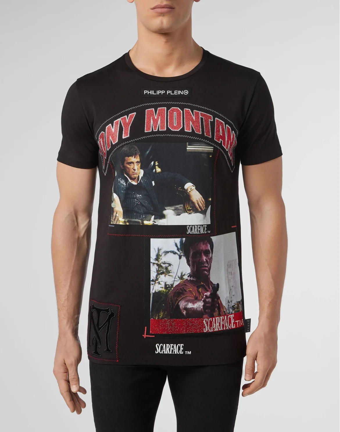 T-shirt Round Neck SS Scarface, цвет: Черный