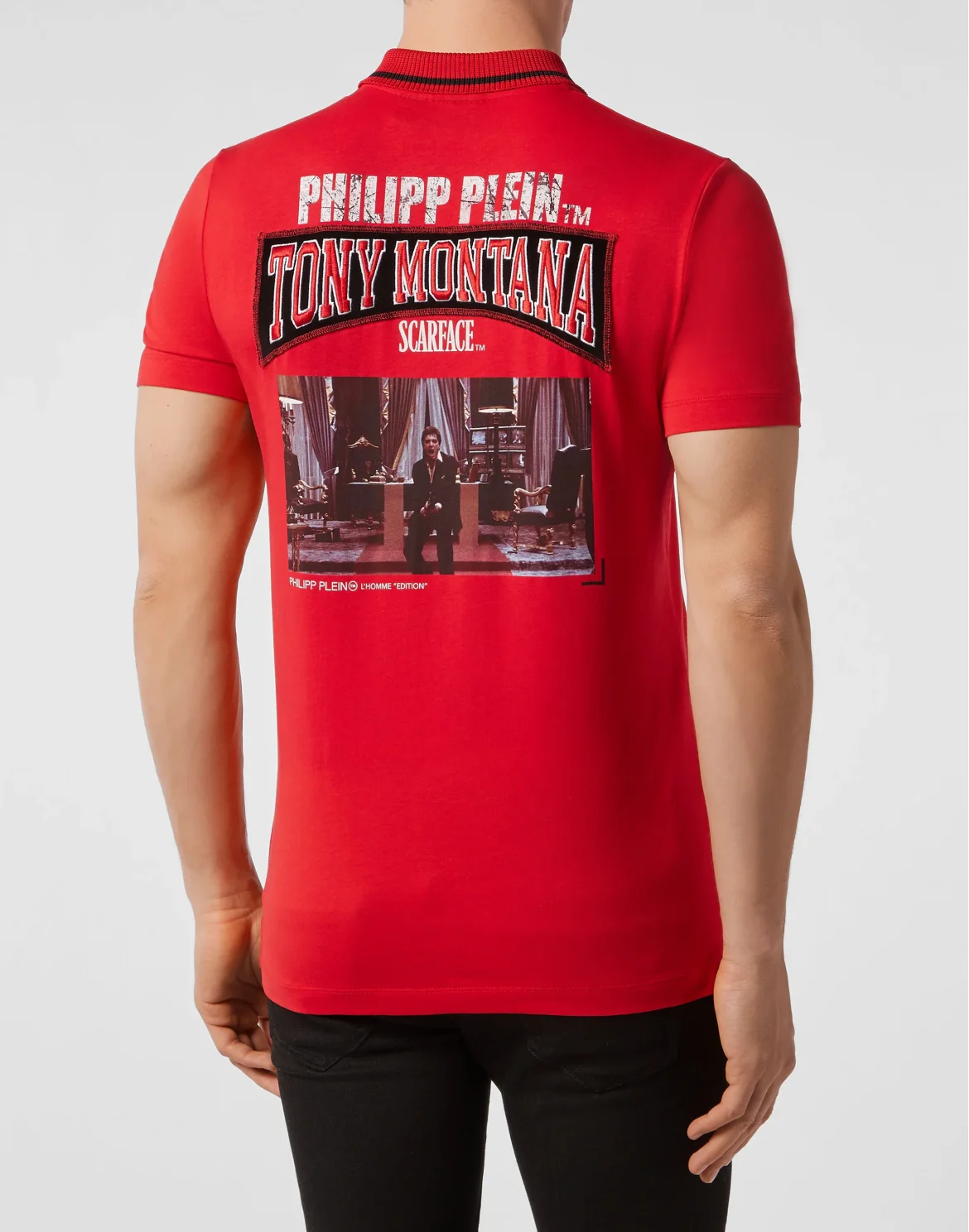 Slim Fit Polo shirt SS Scarface, цвет: Красный