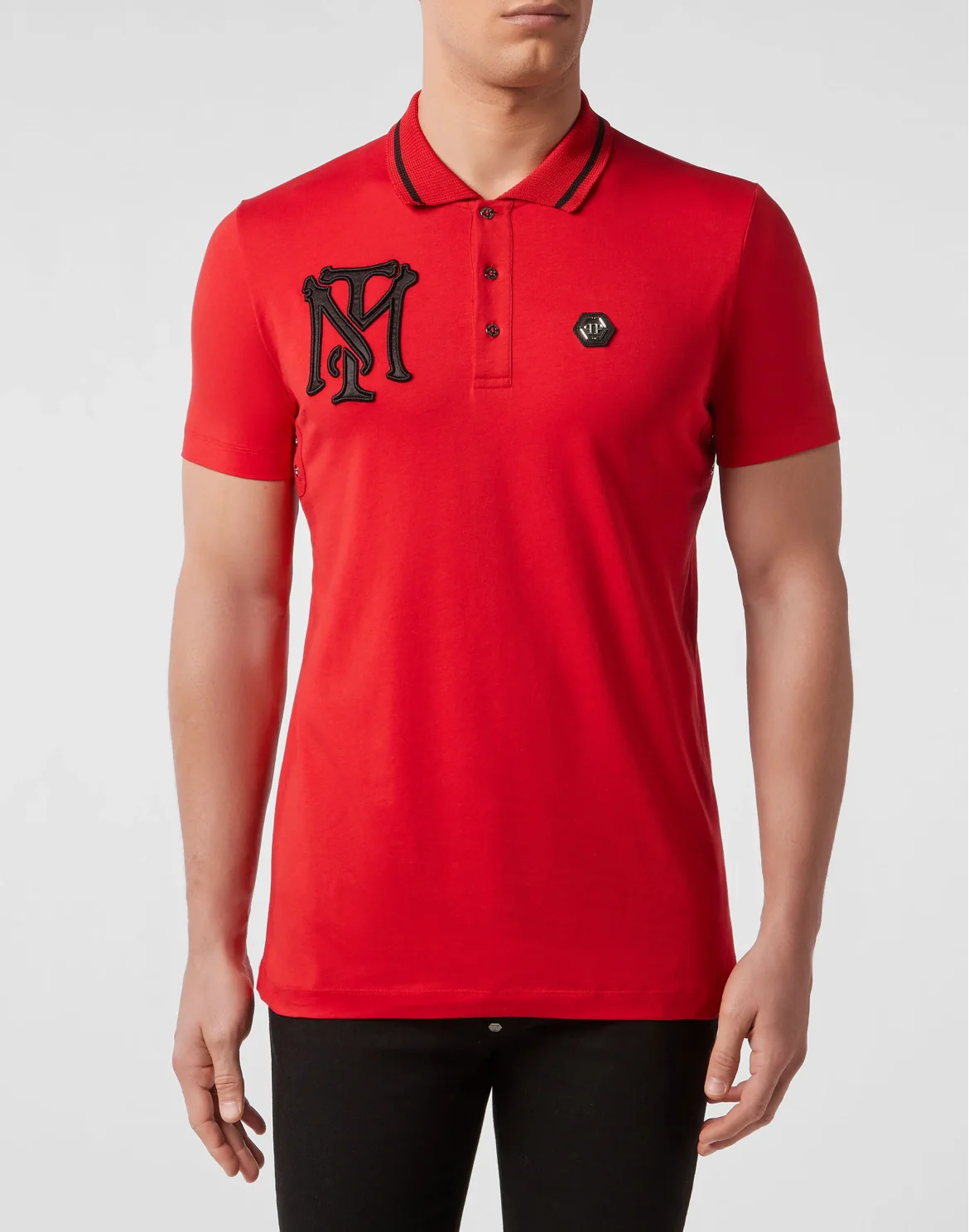 Slim Fit Polo shirt SS Scarface, цвет: Красный