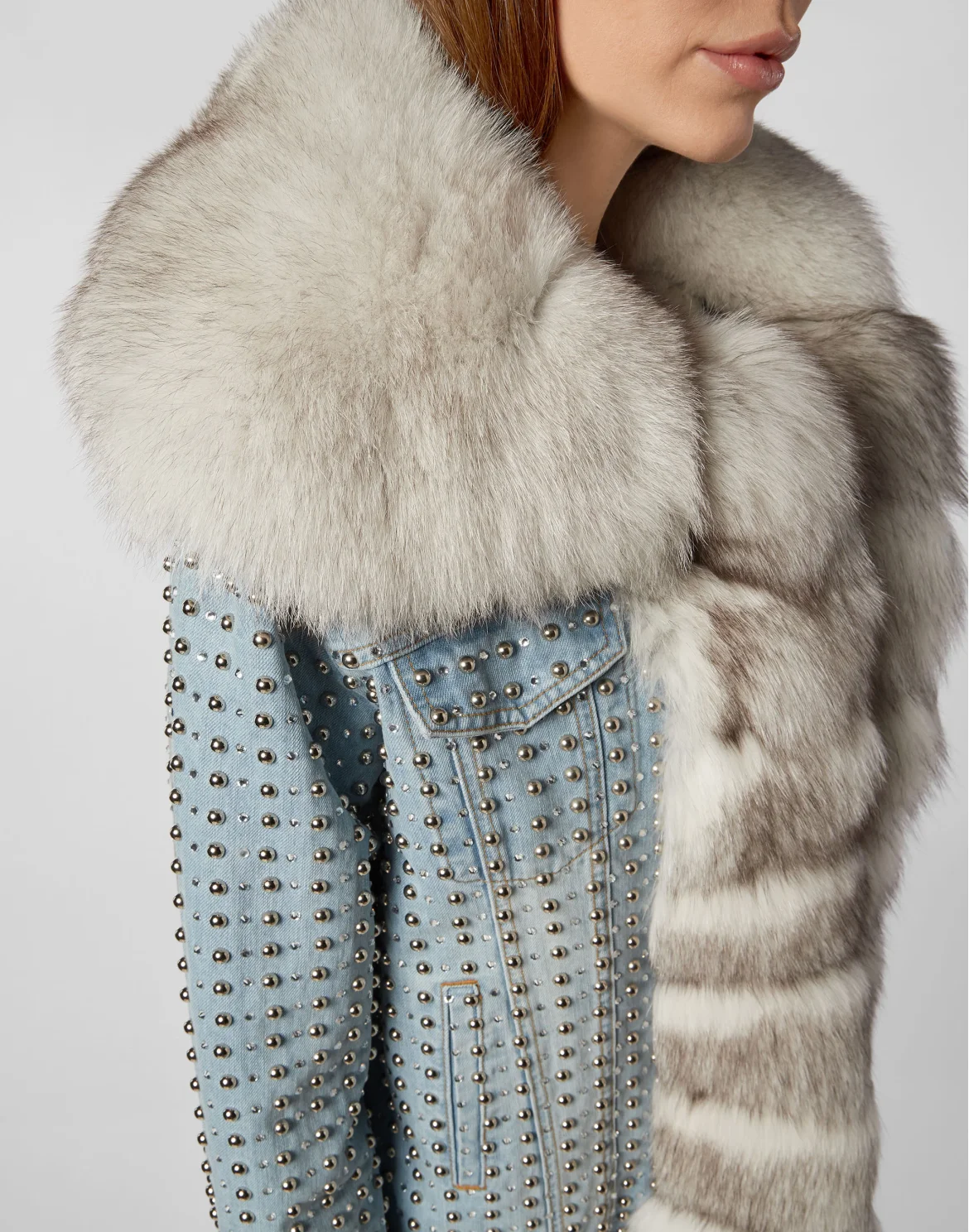 Denim Jacket Crystal, цвет: Голубой