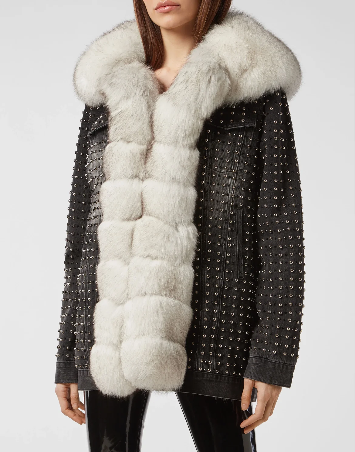 Denim Jacket Crystal, цвет: Черный
