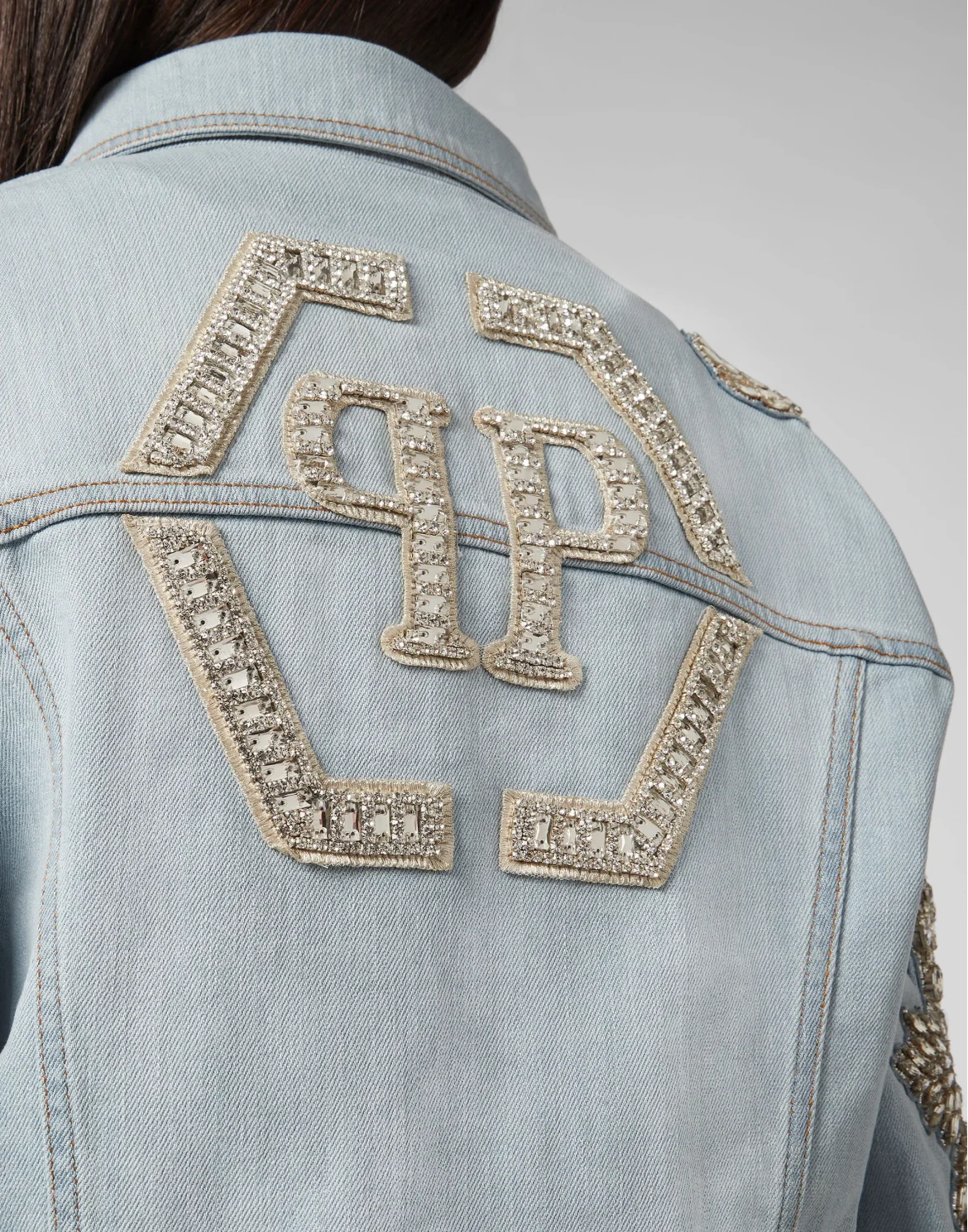 Denim Jacket Crystal, цвет: Синий