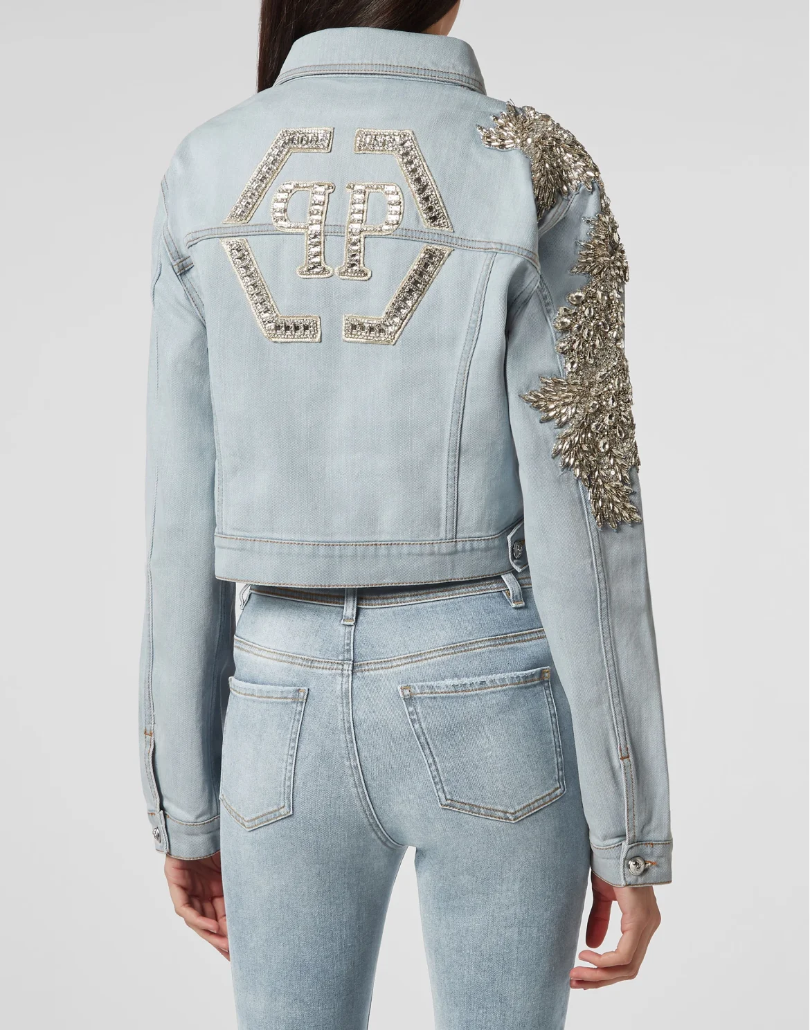 Denim Jacket Crystal, цвет: Синий