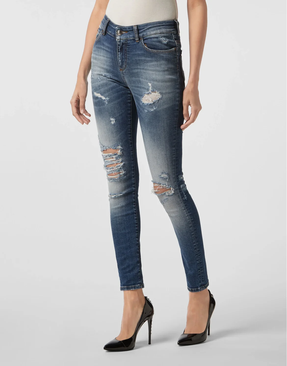 Slim Fit Statement, цвет: Синий