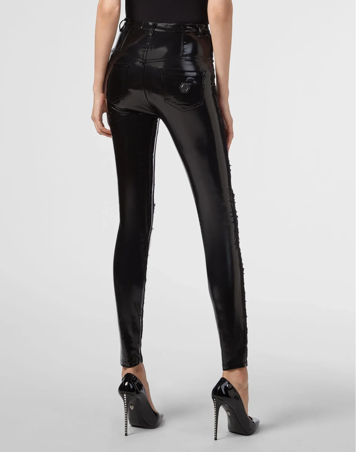 Super High Waist Jegging Crystal, цвет: Черный