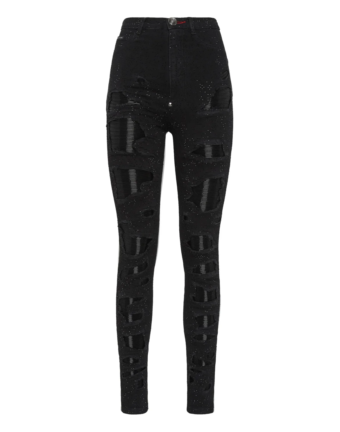 Super High Waist Jegging Crystal, цвет: Черный