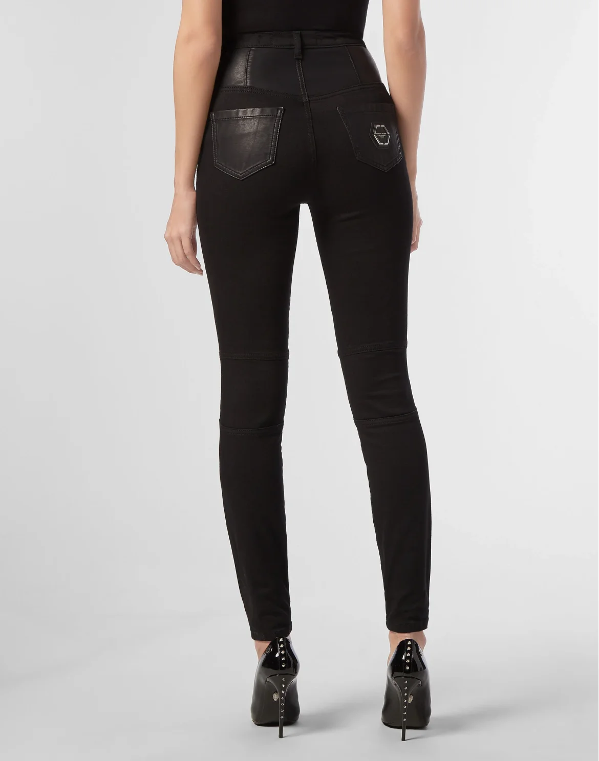 Super High Waist Jegging Statement, цвет: Черный