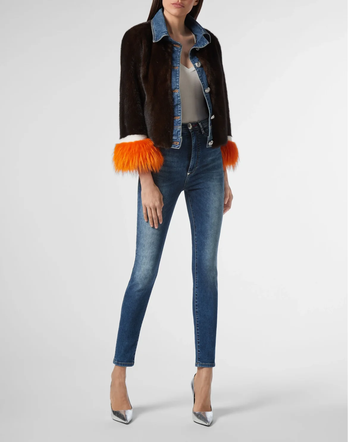 vFur Jacket Signature, цвет: Коричневый
