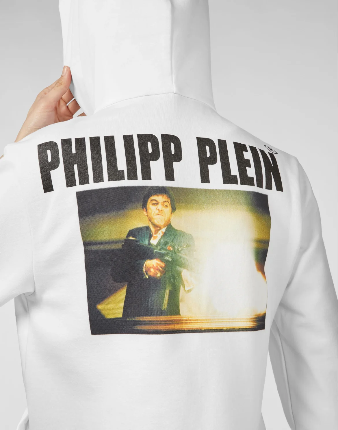 Hoodie Sweatjacket Scarface, цвет: Белый