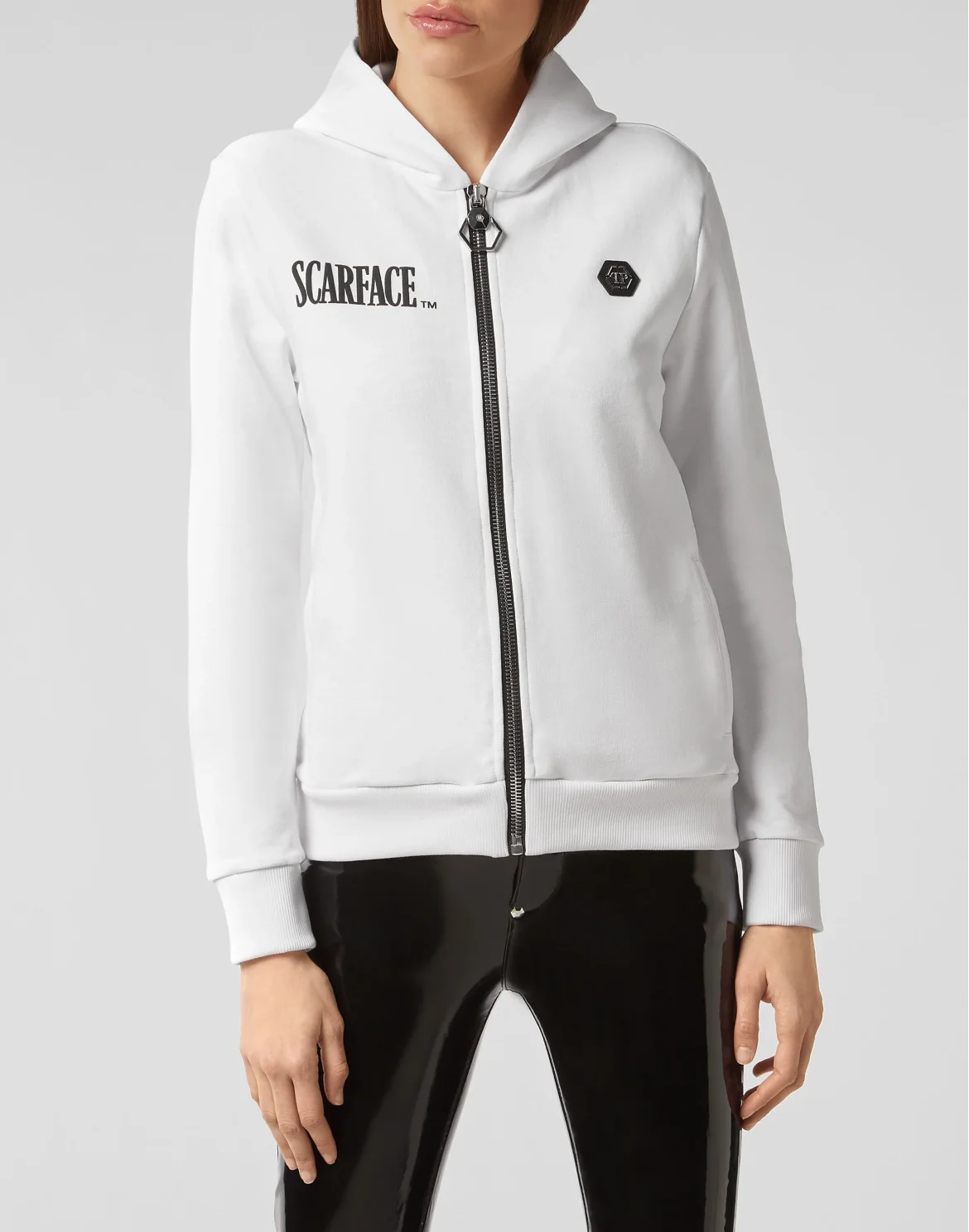 Hoodie Sweatjacket Scarface, цвет: Белый