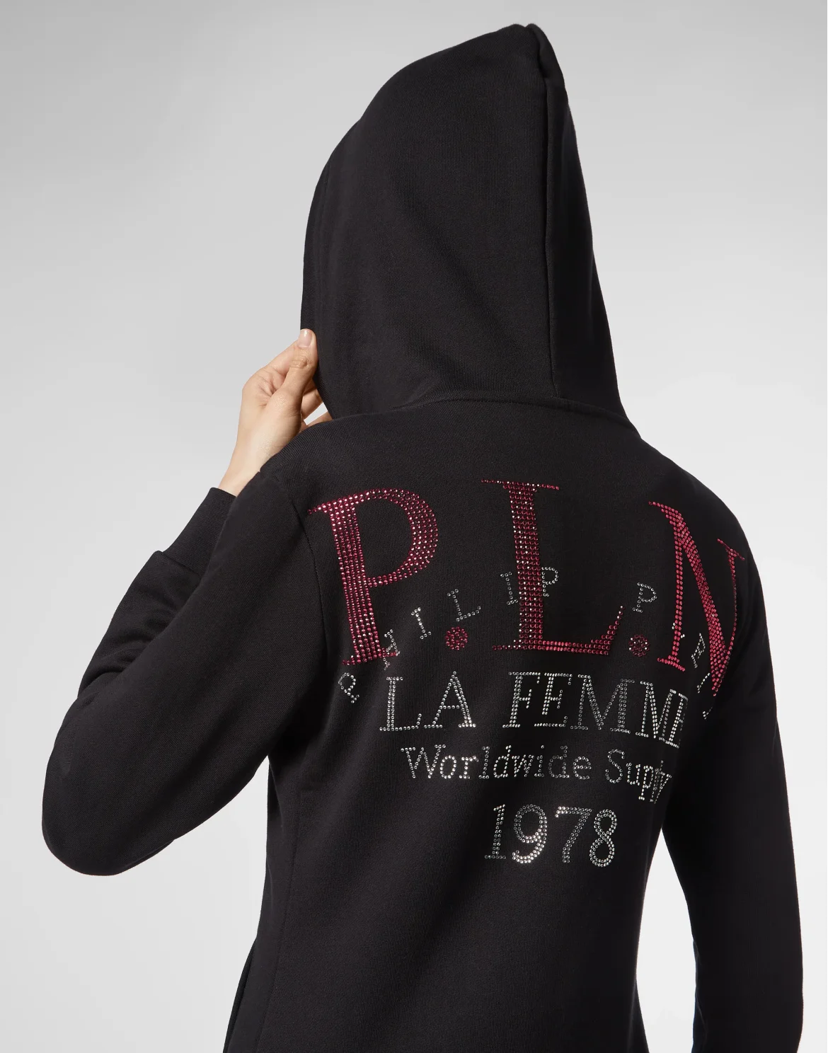 Hoodie Sweatjacket P.L.N., цвет: Черный