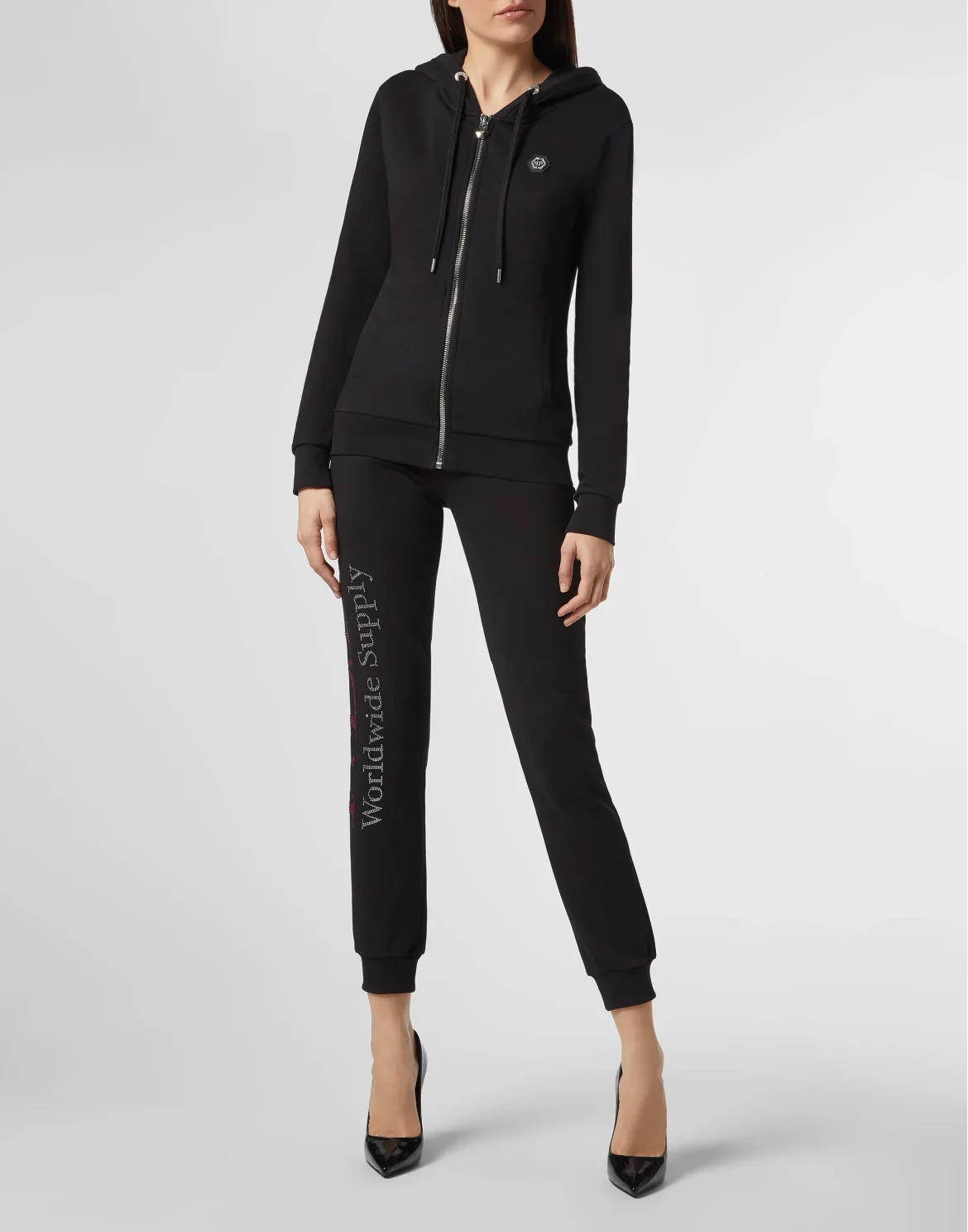 Hoodie Sweatjacket P.L.N., цвет: Черный