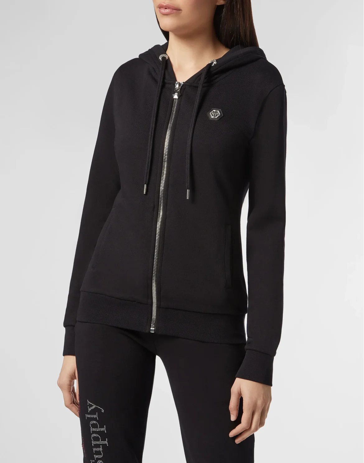 Hoodie Sweatjacket P.L.N., цвет: Черный