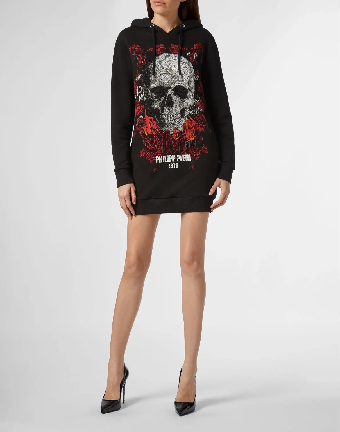 Hoodie sweatshirt Skull, цвет: Черный