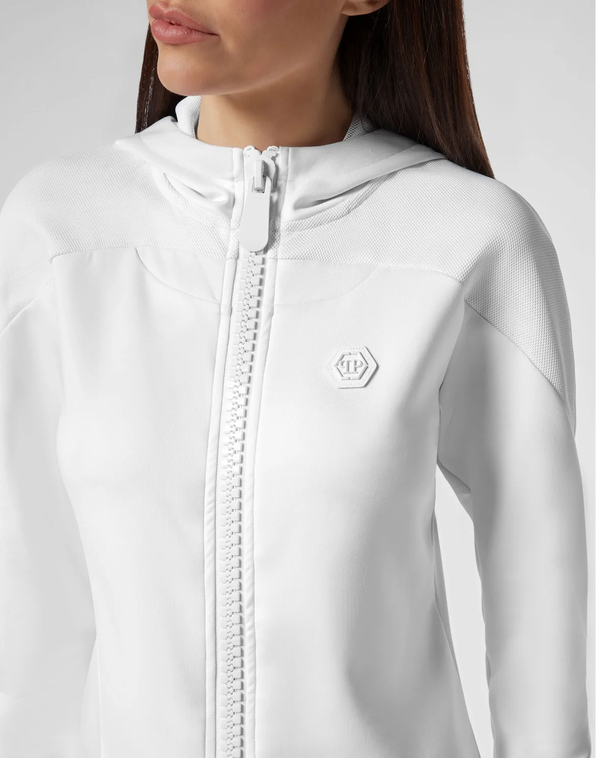 Hoodie Sweatjacket P.L.N., цвет: Белый