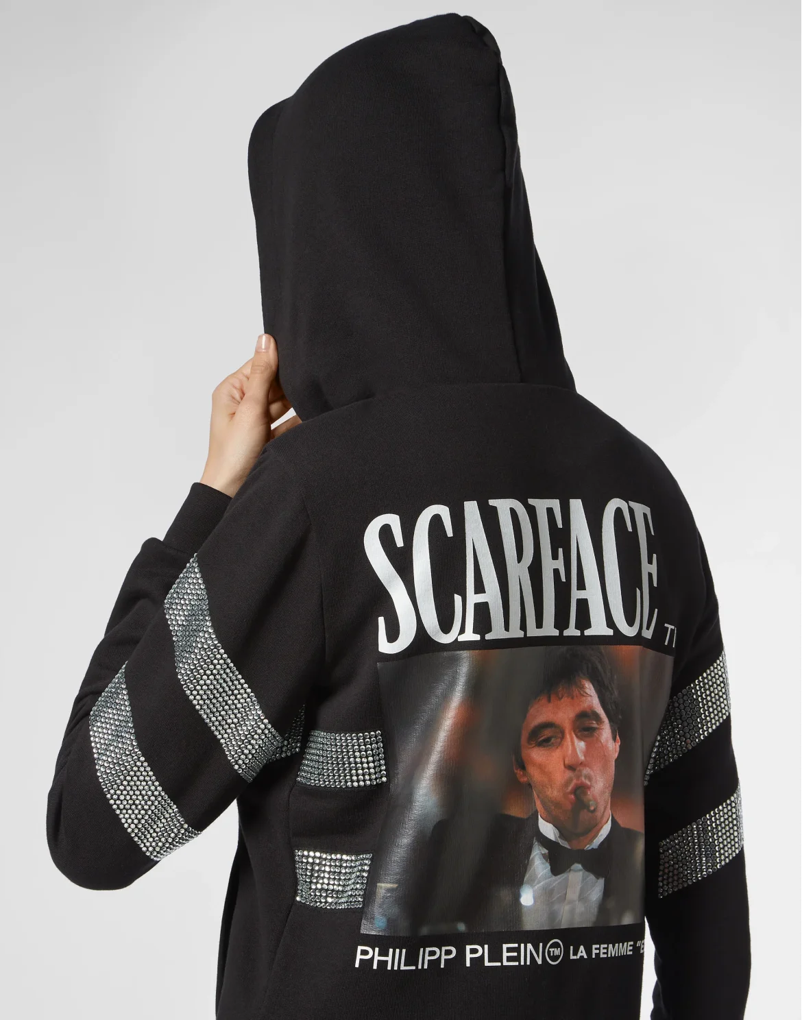 Hoodie Sweatjacket Scarface, цвет: Черный
