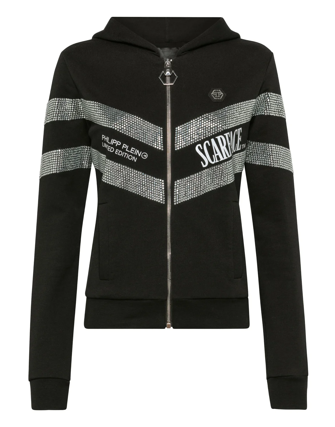 Hoodie Sweatjacket Scarface, цвет: Черный