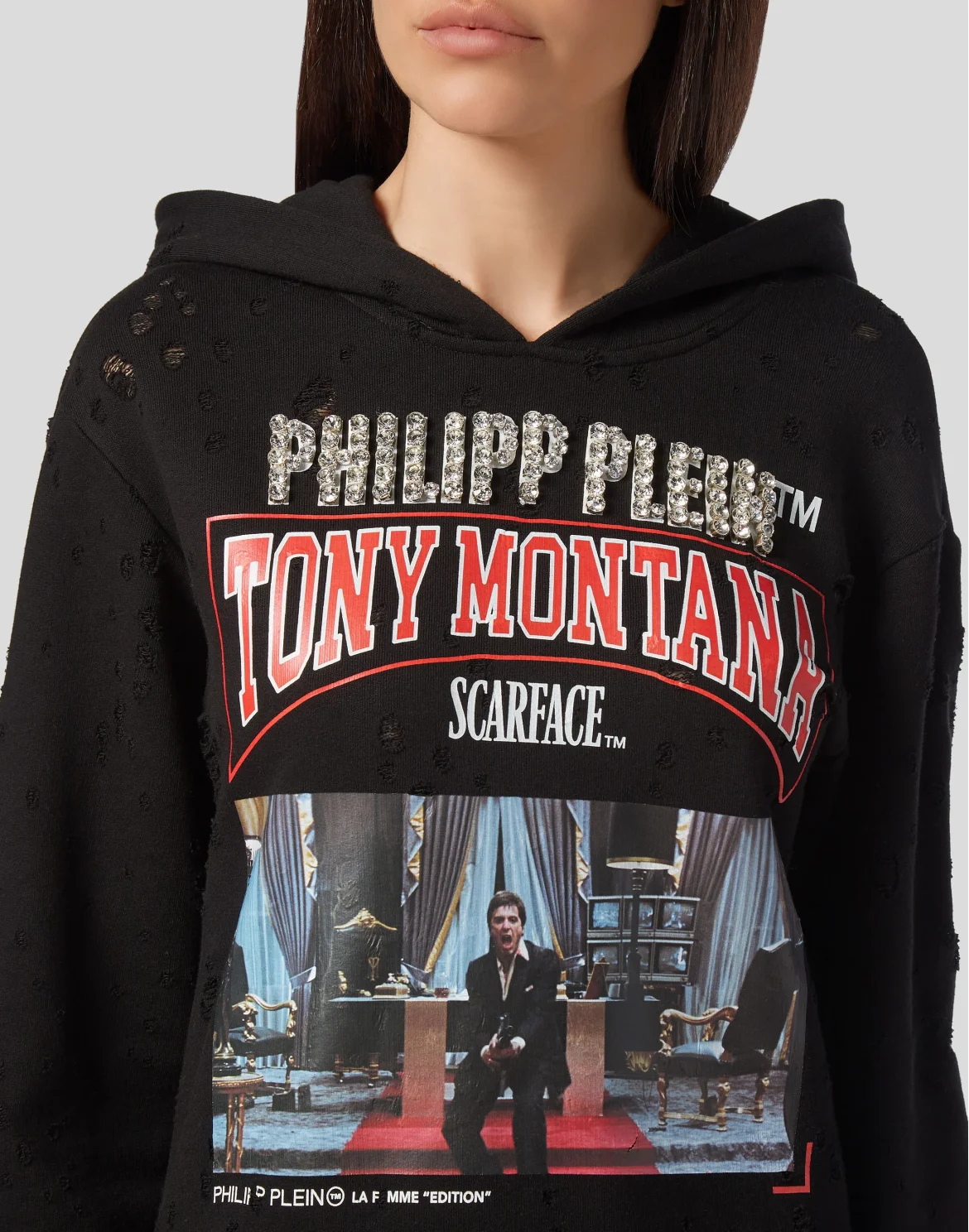 Hoodie sweatshirt Scarface, цвет: Черный