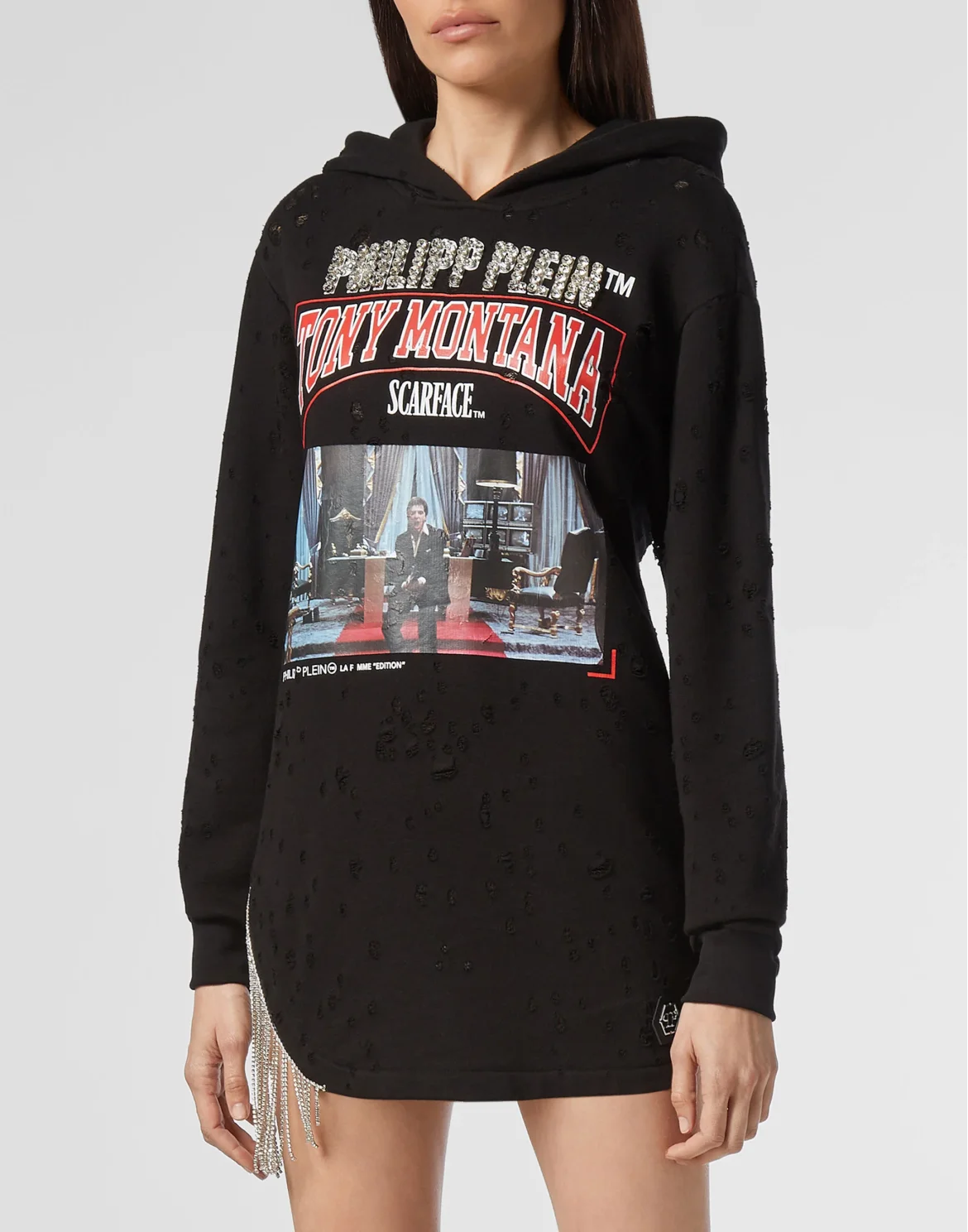 Hoodie sweatshirt Scarface, цвет: Черный