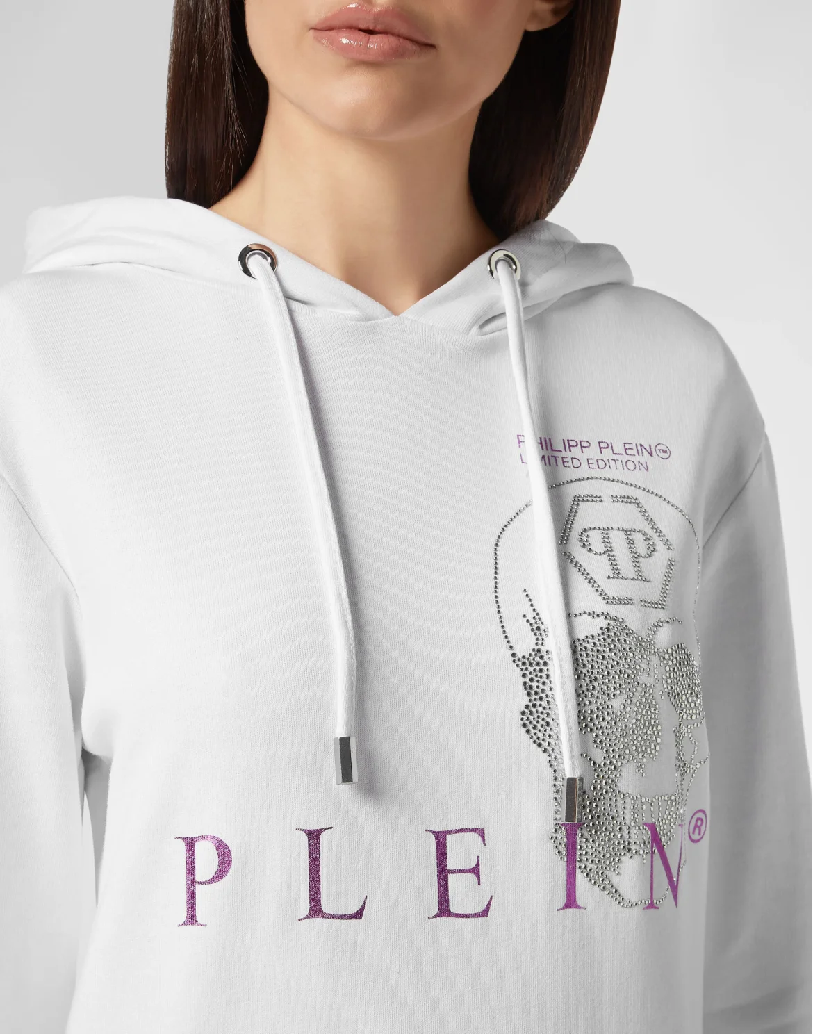 Hoodie sweatshirt Skull, цвет: Белый