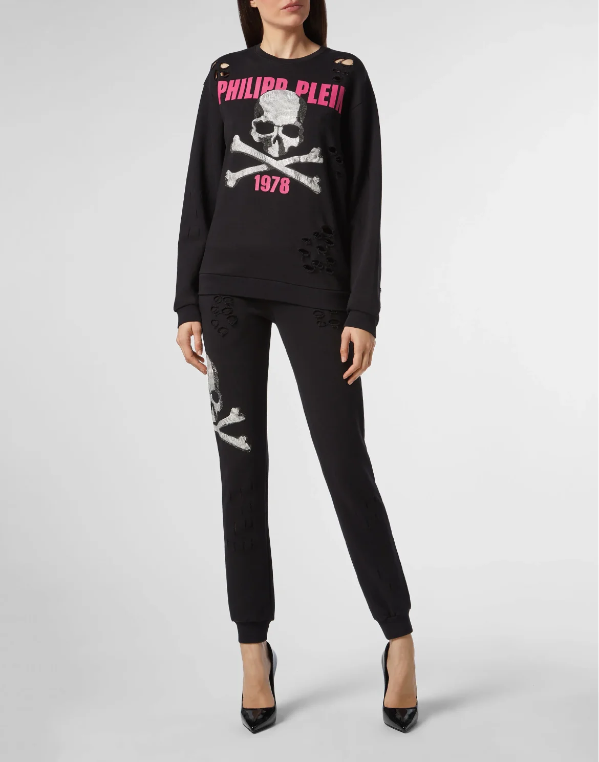 Jogging Trousers Destroyed, цвет: Черный